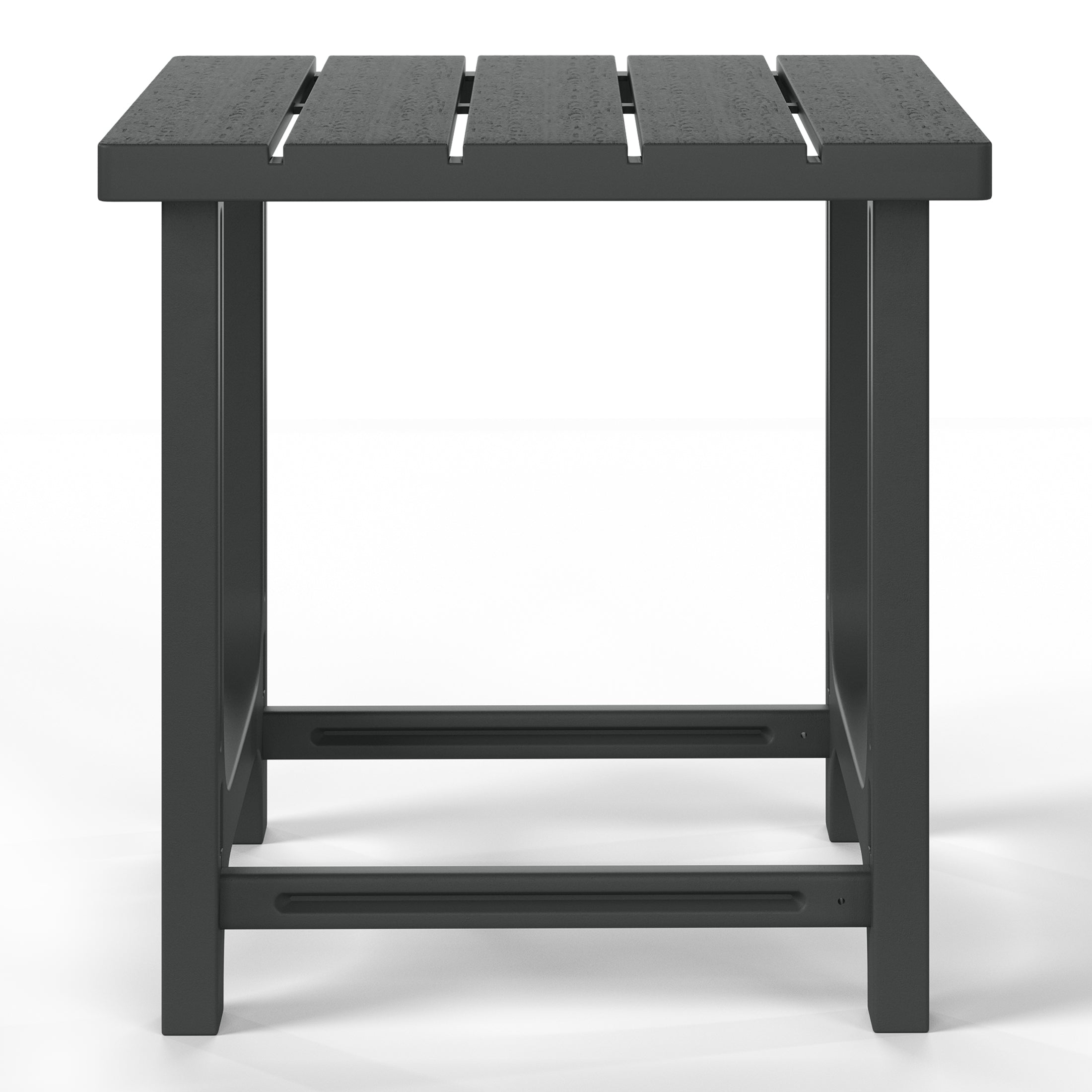 Cayman Outdoor 18" HDPE Square Adirondack Patio Side Table