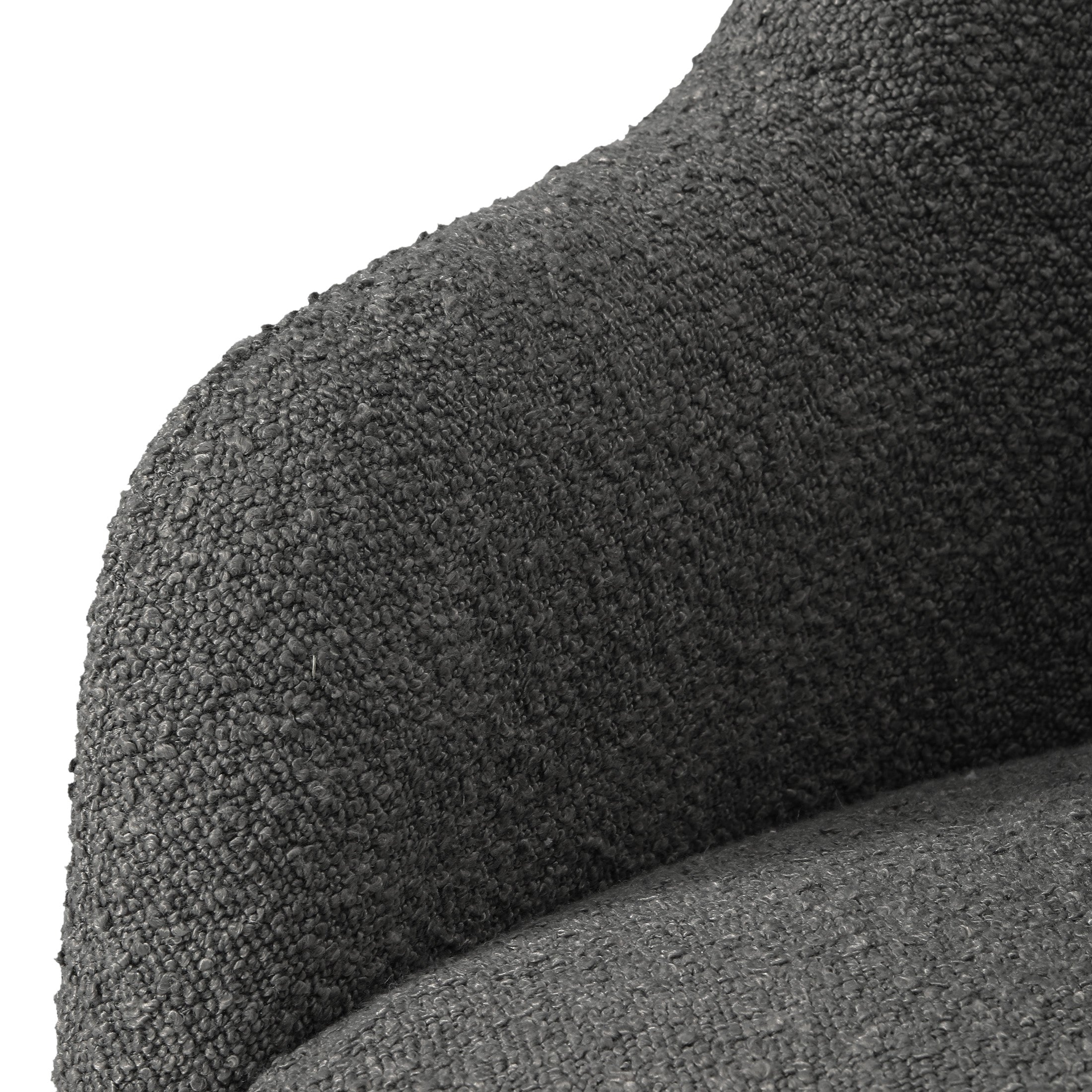 Amélie Mid-Century Modern Swivel Office Vanity Chair with Wheels