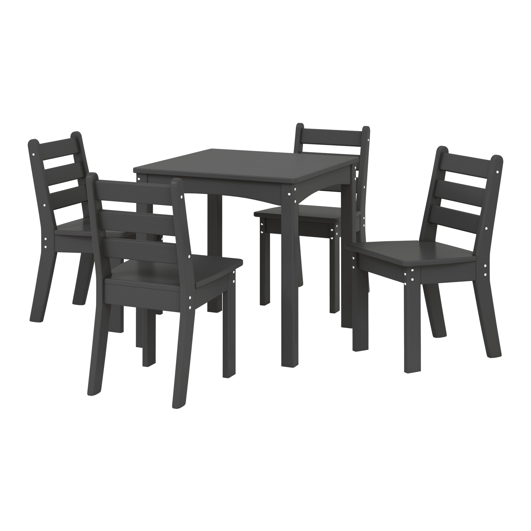 Playhouse Kids 5-Piece HDPE Dining Table and Chairs Set
