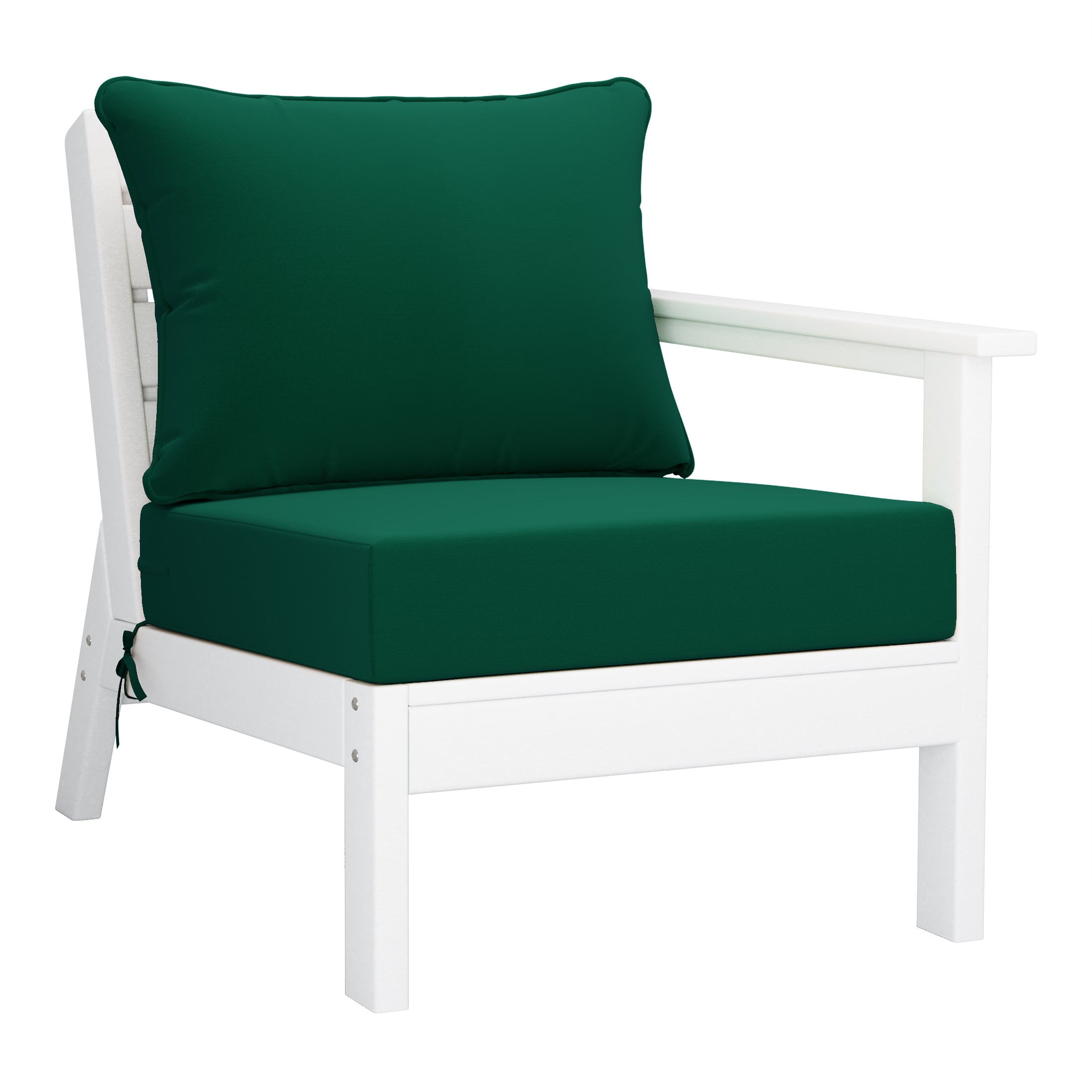 Portsmouth Outdoor Patio HDPE Sectional Sofa with Patio Cushions