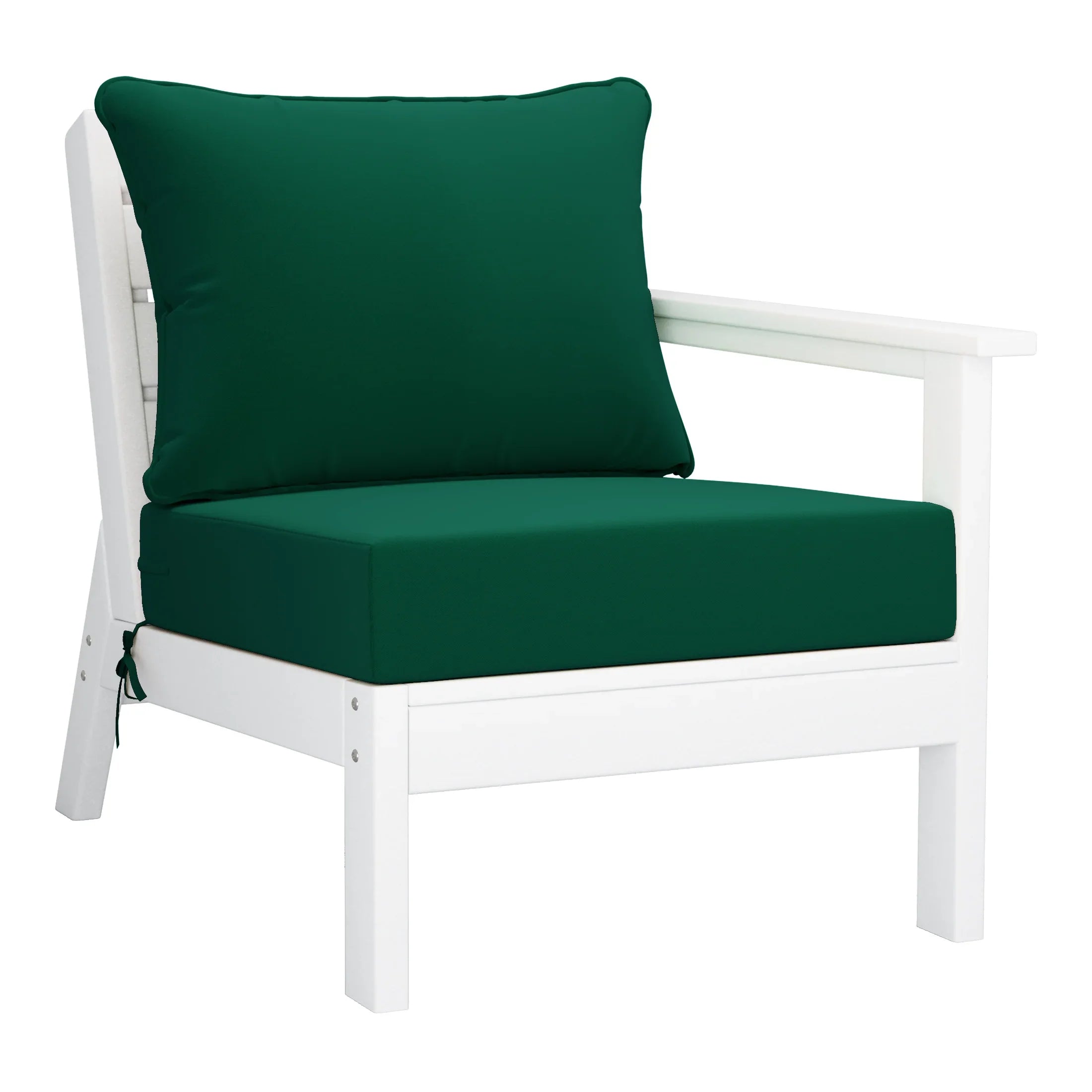 Portsmouth Outdoor Patio HDPE Sectional Sofa with Patio Cushions
