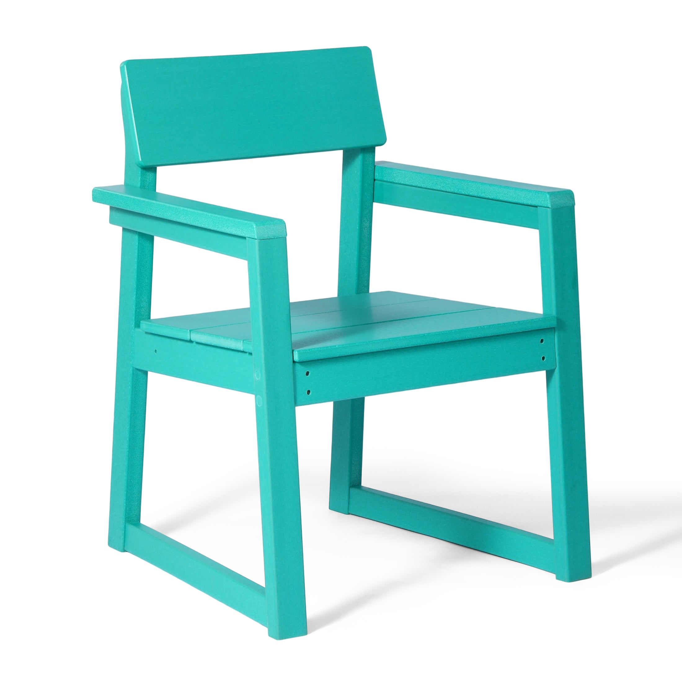 Cambria Modern HDPE Outdoor Patio Dining Arm Chairs (Set of 2)