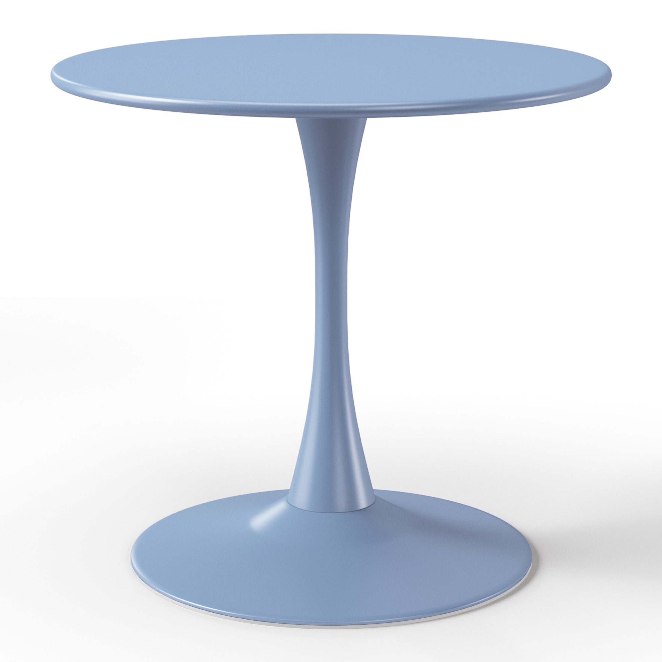 Sunshine 5-Piece Outdoor Indoor Round Metal Patio Dining Table Set With Stackable Patio Chairs