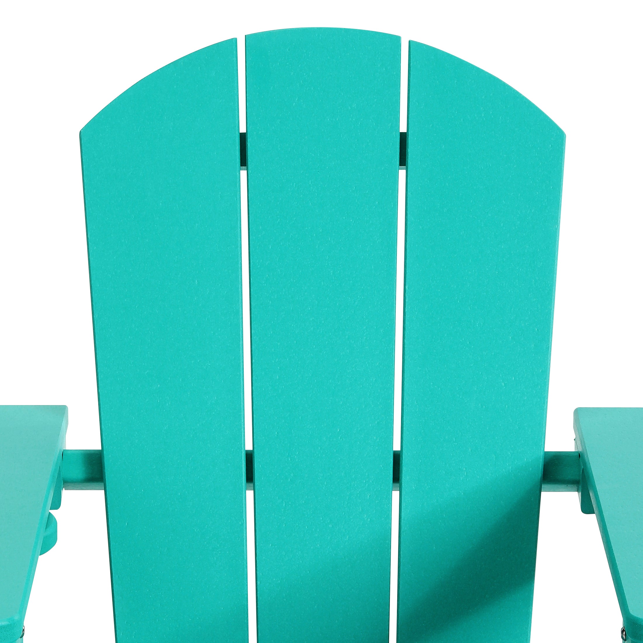 Paradise Kids Outdoor HDPE Plastic Adirondack Patio Chairs with Cup Holders (Set of 2)