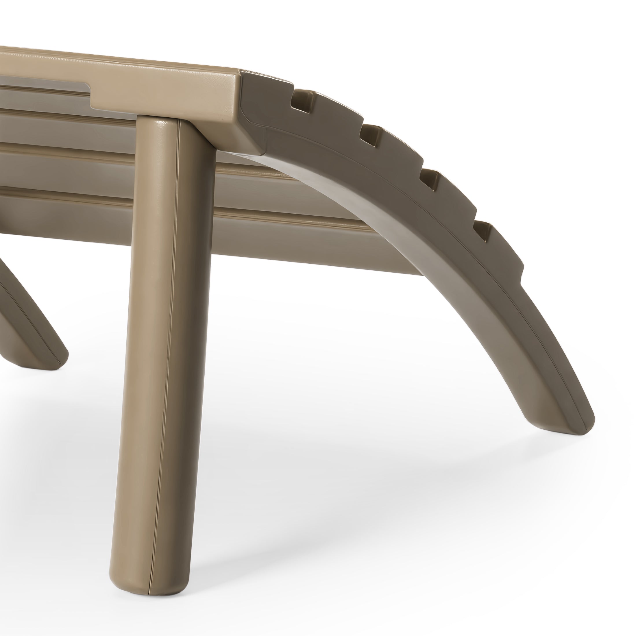 Cayman Outdoor Patio HDPE Adirondack Ottoman Footrest