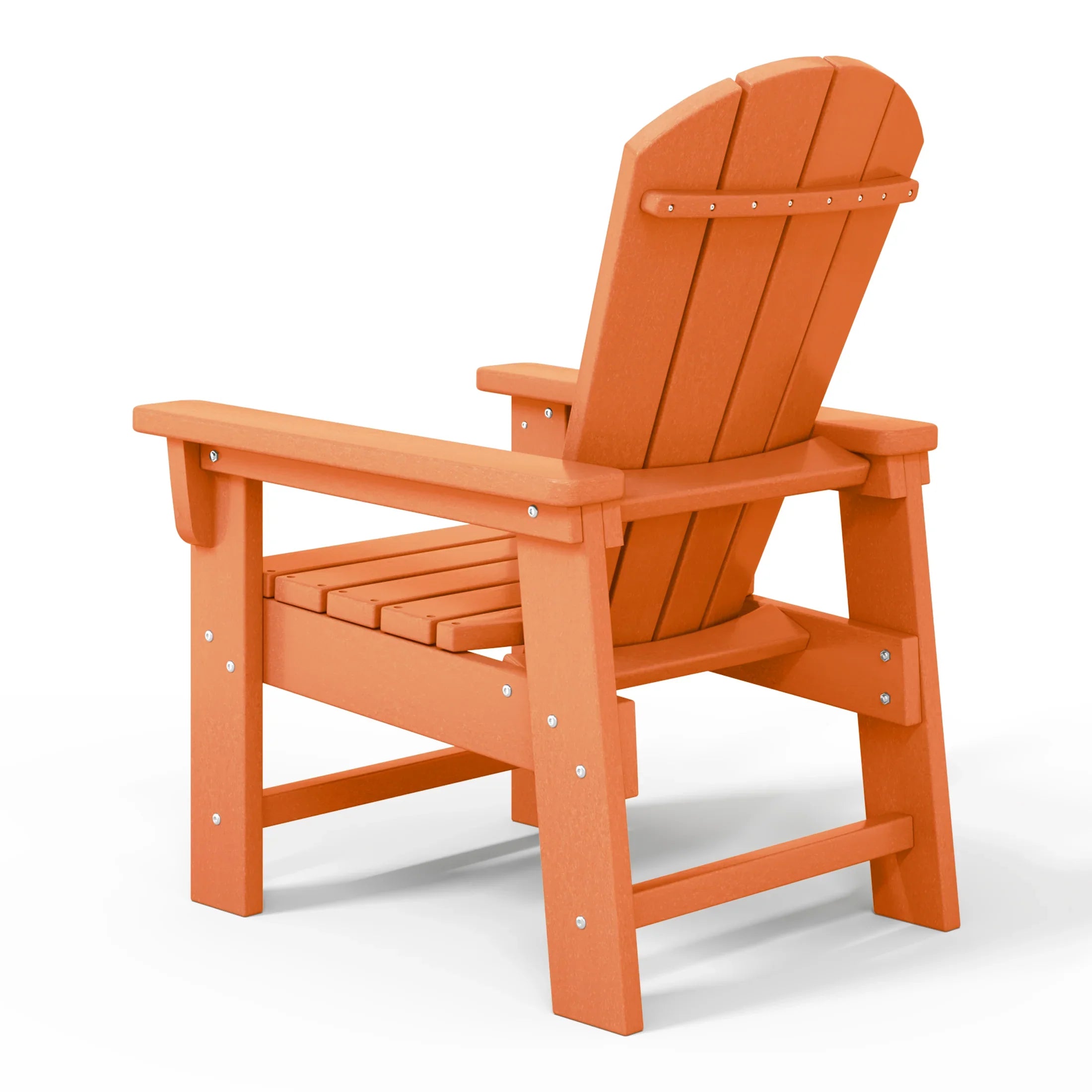 Paradise Kids Outdoor HDPE Adirondack Plastic Patio Chair