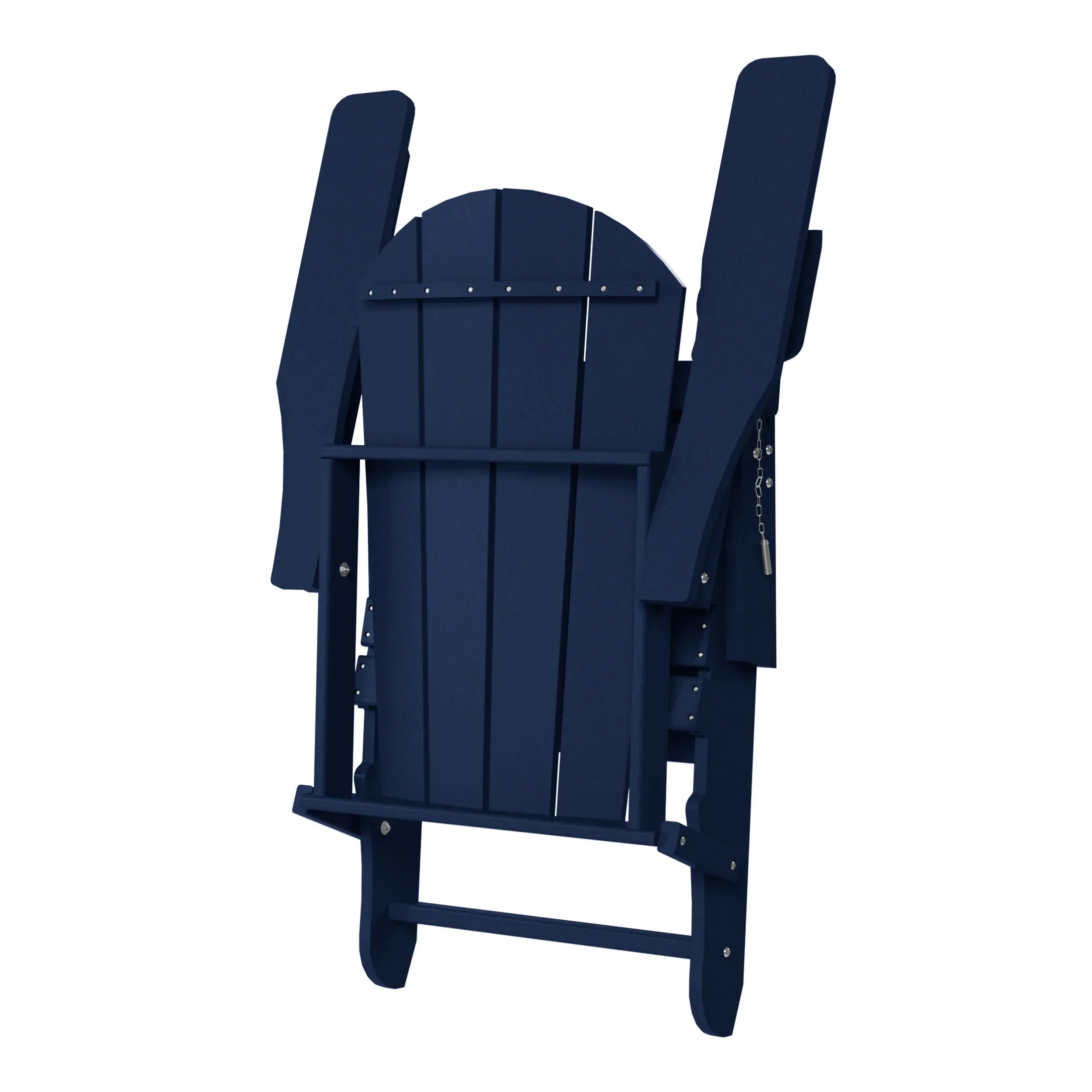 Paradise Folding Adjustable Adirondack Chair with Retractable Ottoman and Cup Holder (Set of 2)