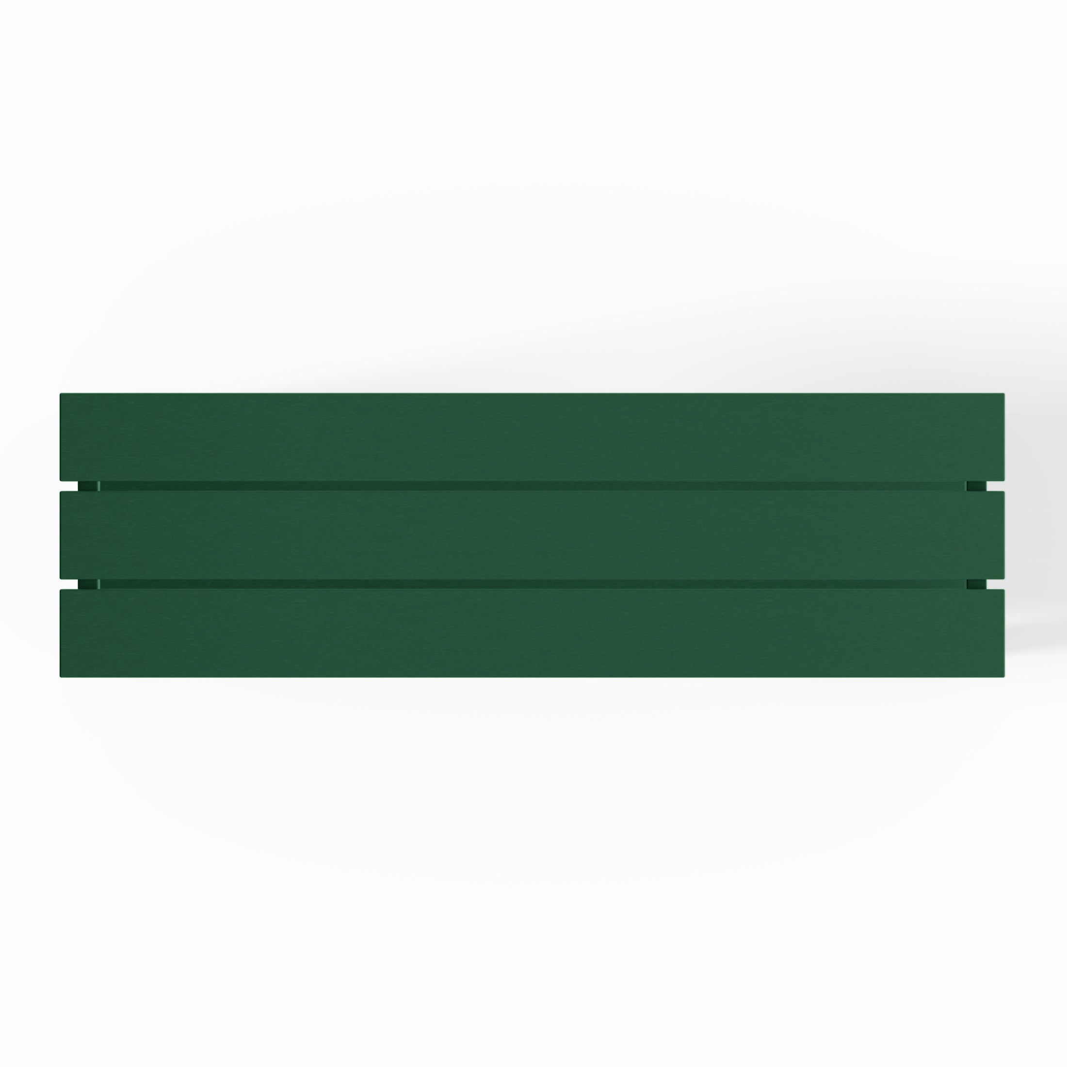 Paradise 55" Outdoor Patio HDPE Adirondack 2-Tier Shelf Console Table