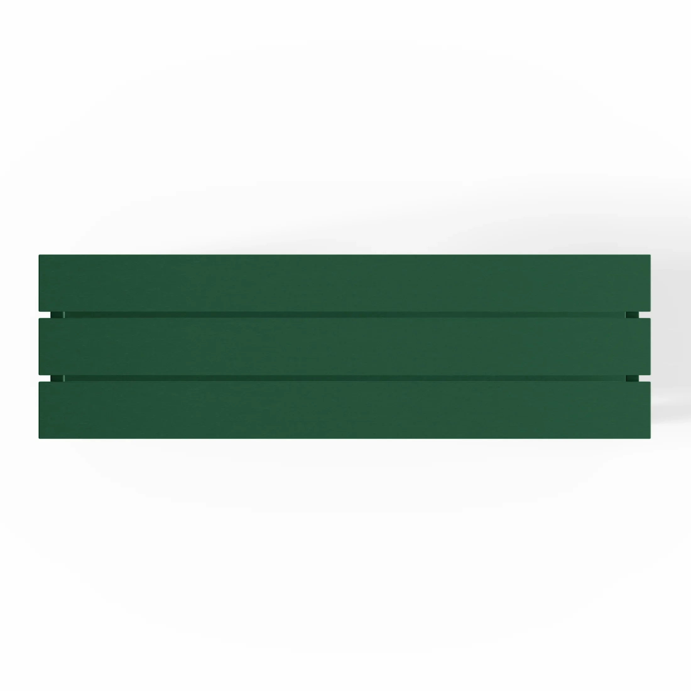 Paradise 55" Outdoor Patio HDPE Adirondack 2-Tier Shelf Console Table