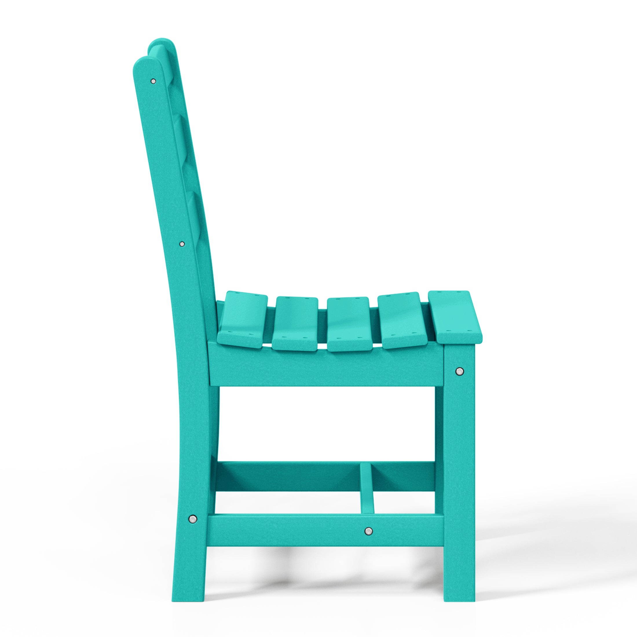 Palms Outdoor HDPE Patio Classic Armless Dining Side Chair
