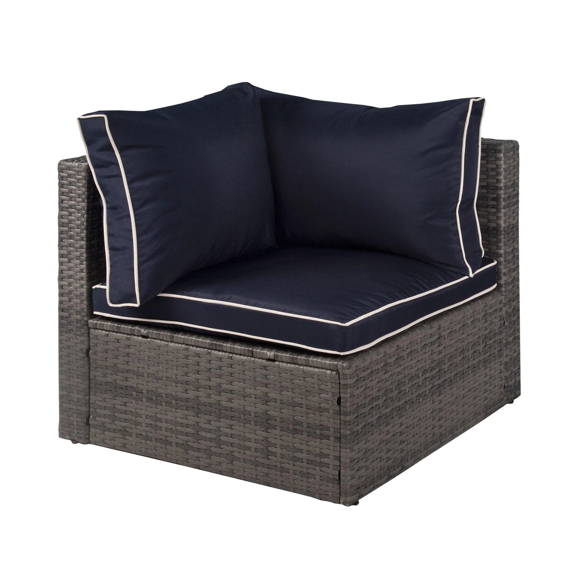 London 4-Piece Outdoor Rattan Wicker Sectional Sofa Furniture Set - Costaelm