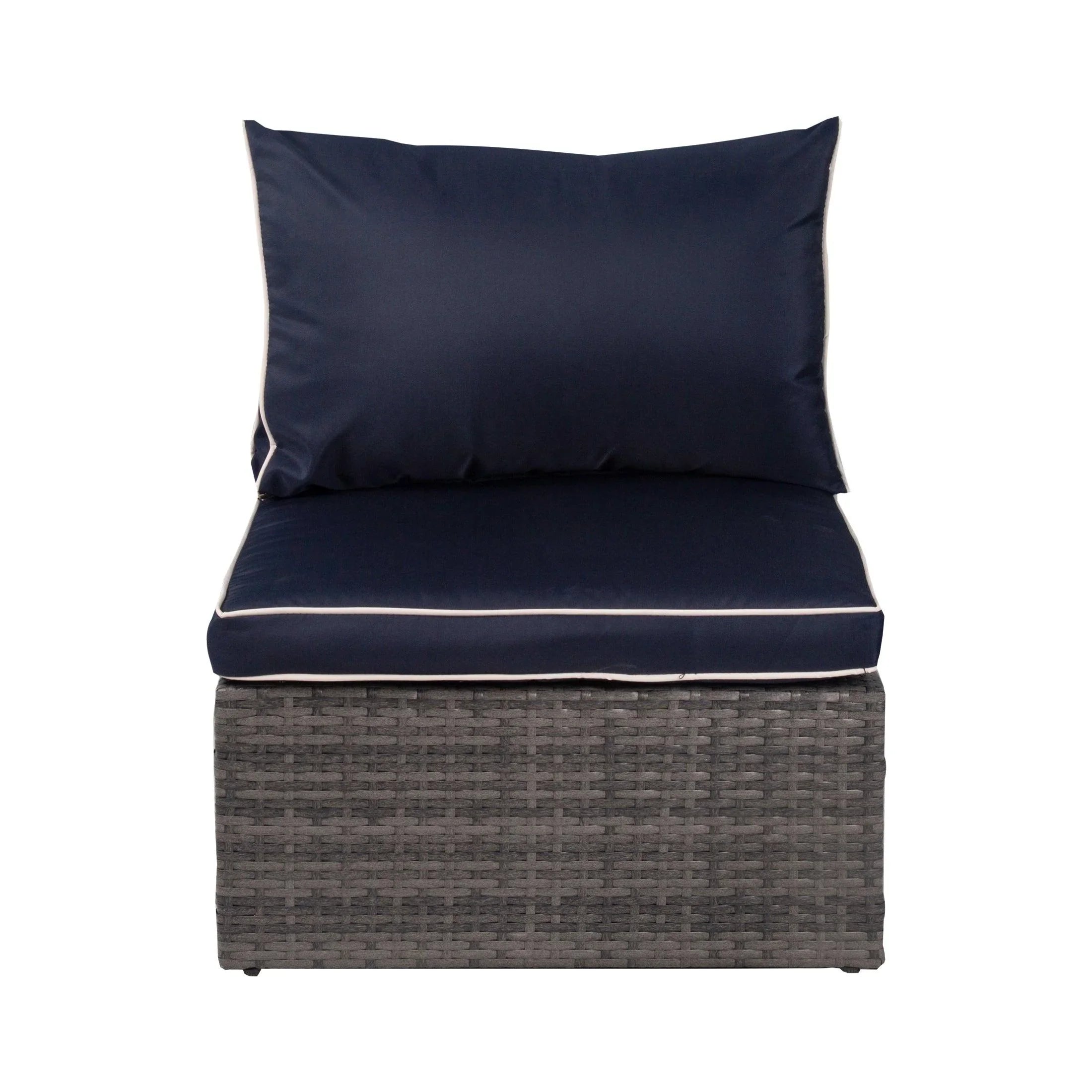 London 4-Piece Outdoor Rattan Wicker Sectional Sofa Furniture Set - Costaelm