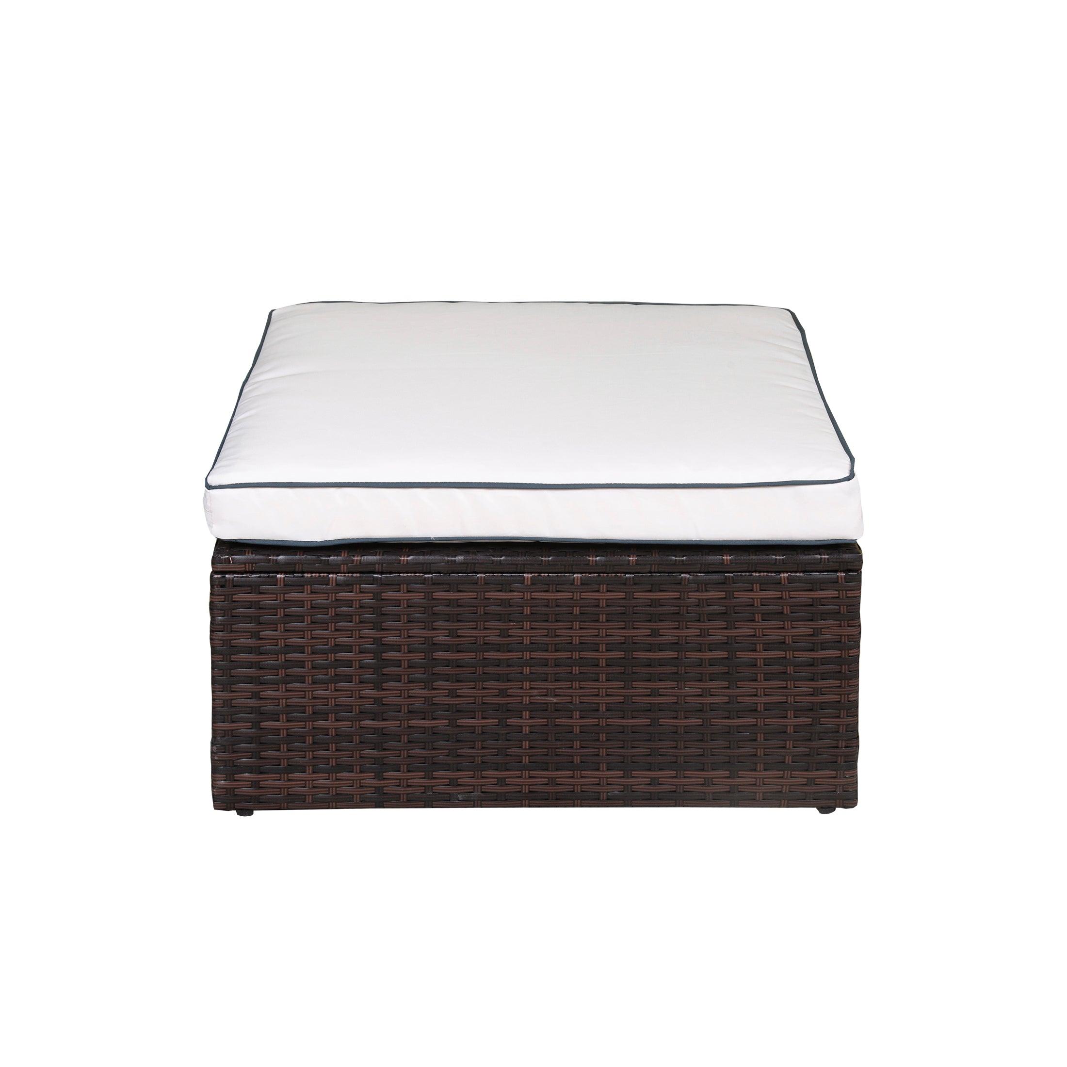 London 4-Piece Outdoor Rattan Wicker Sectional Sofa Furniture Set - Costaelm