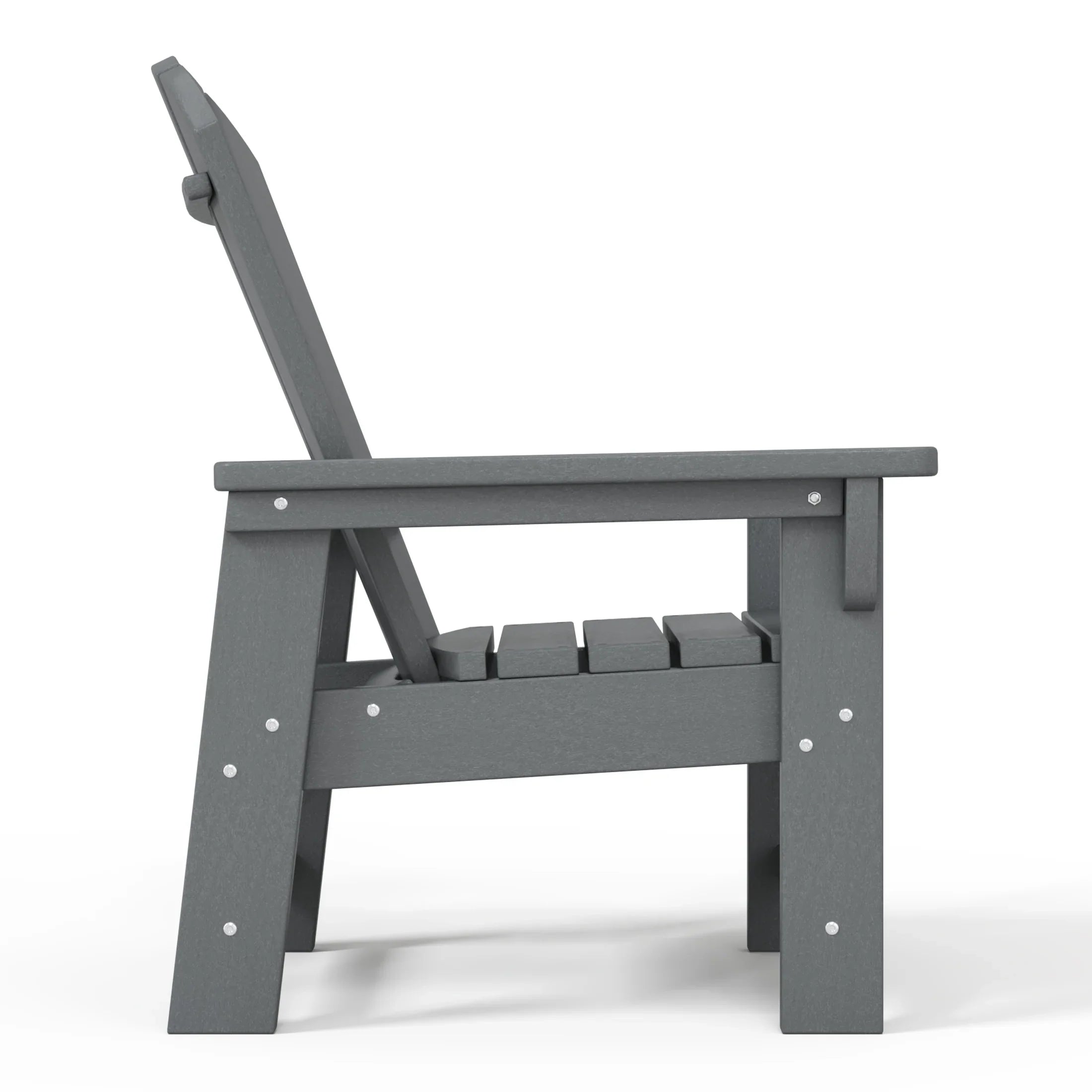 Paradise Kids Outdoor Adirondack Plastic Patio Chair (Set of 2)