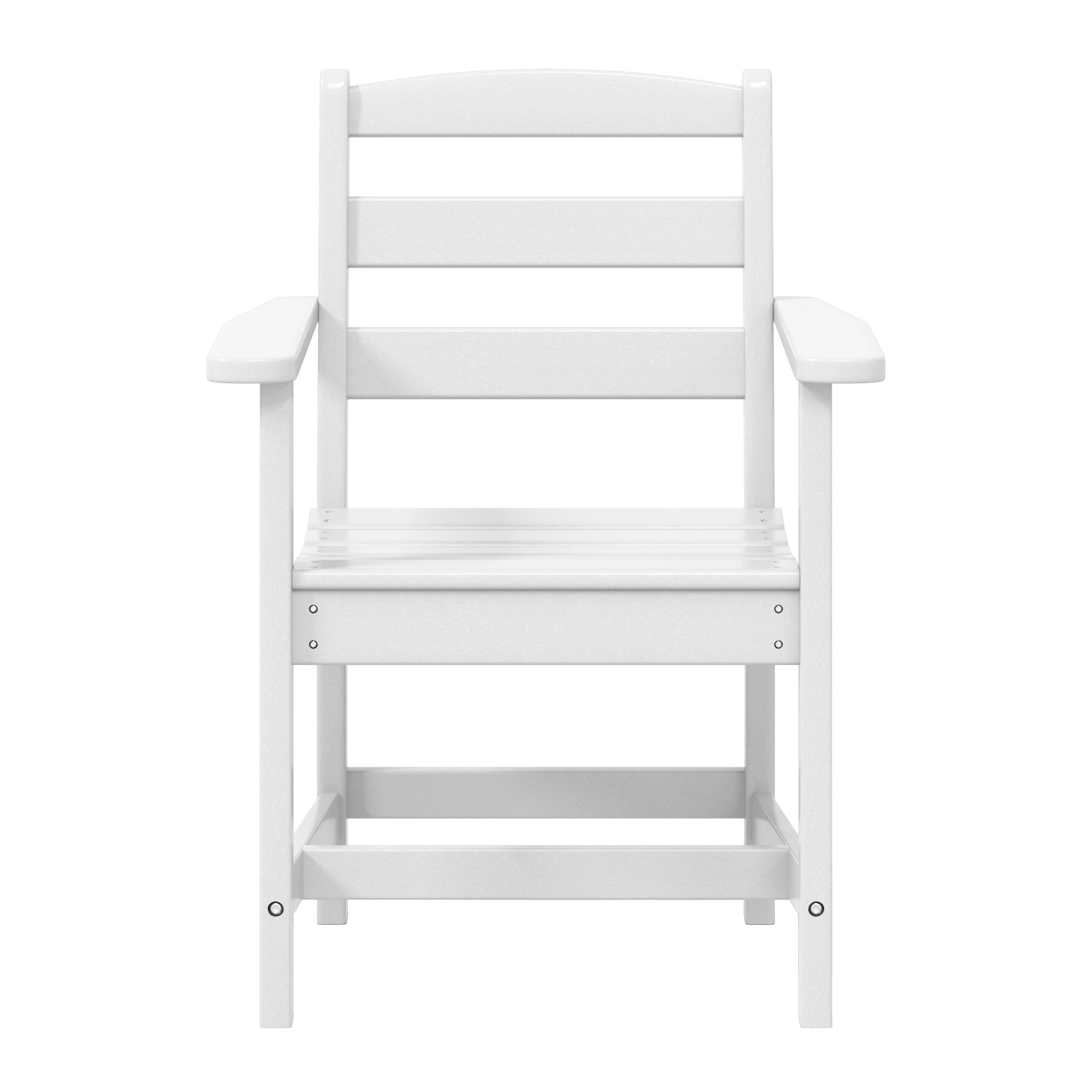 Palms Outdoor HDPE Patio Classic Dining Arm Chair