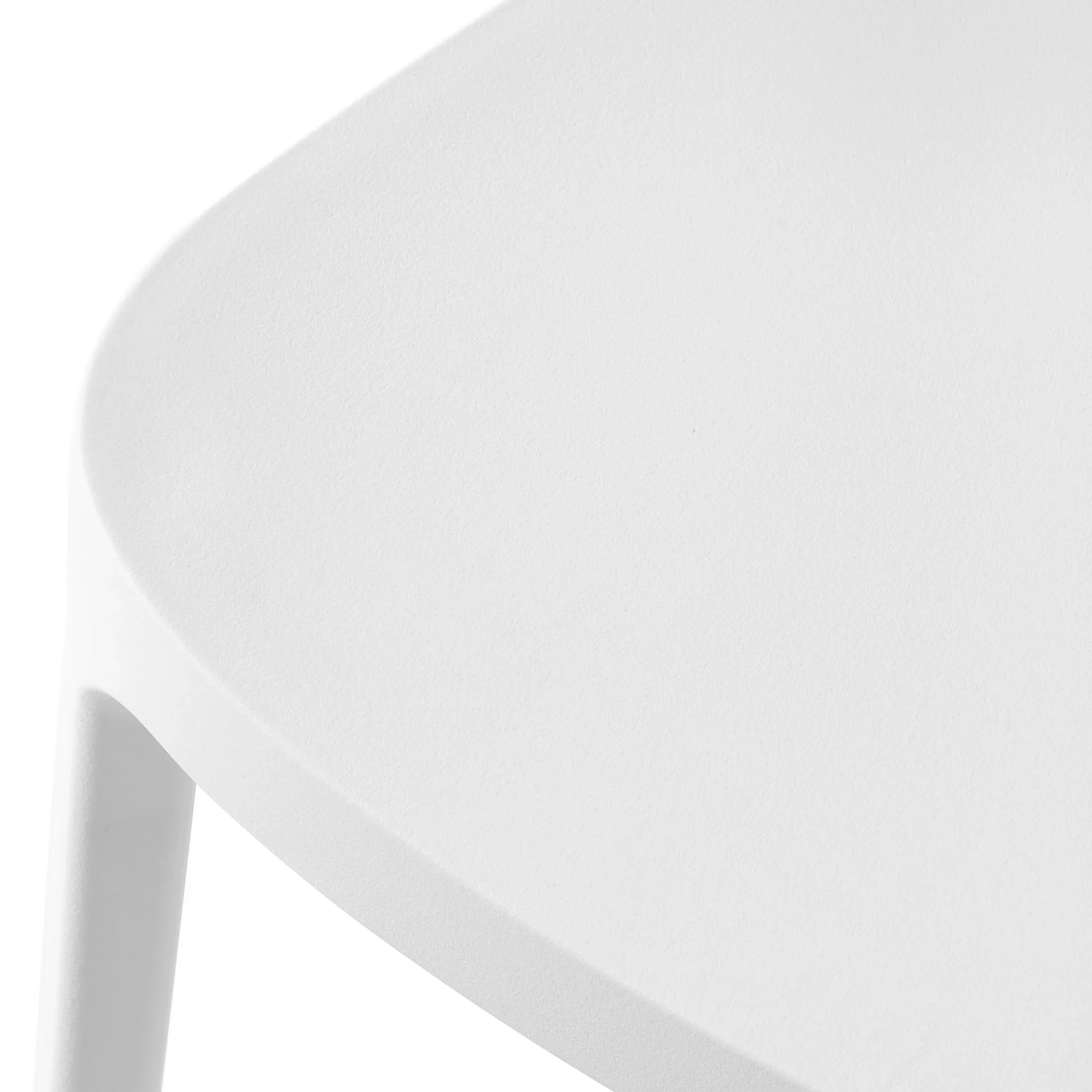 Sunshine Outdoor Modern Stackable Plastic Patio Dining Chairs (Set of 4)