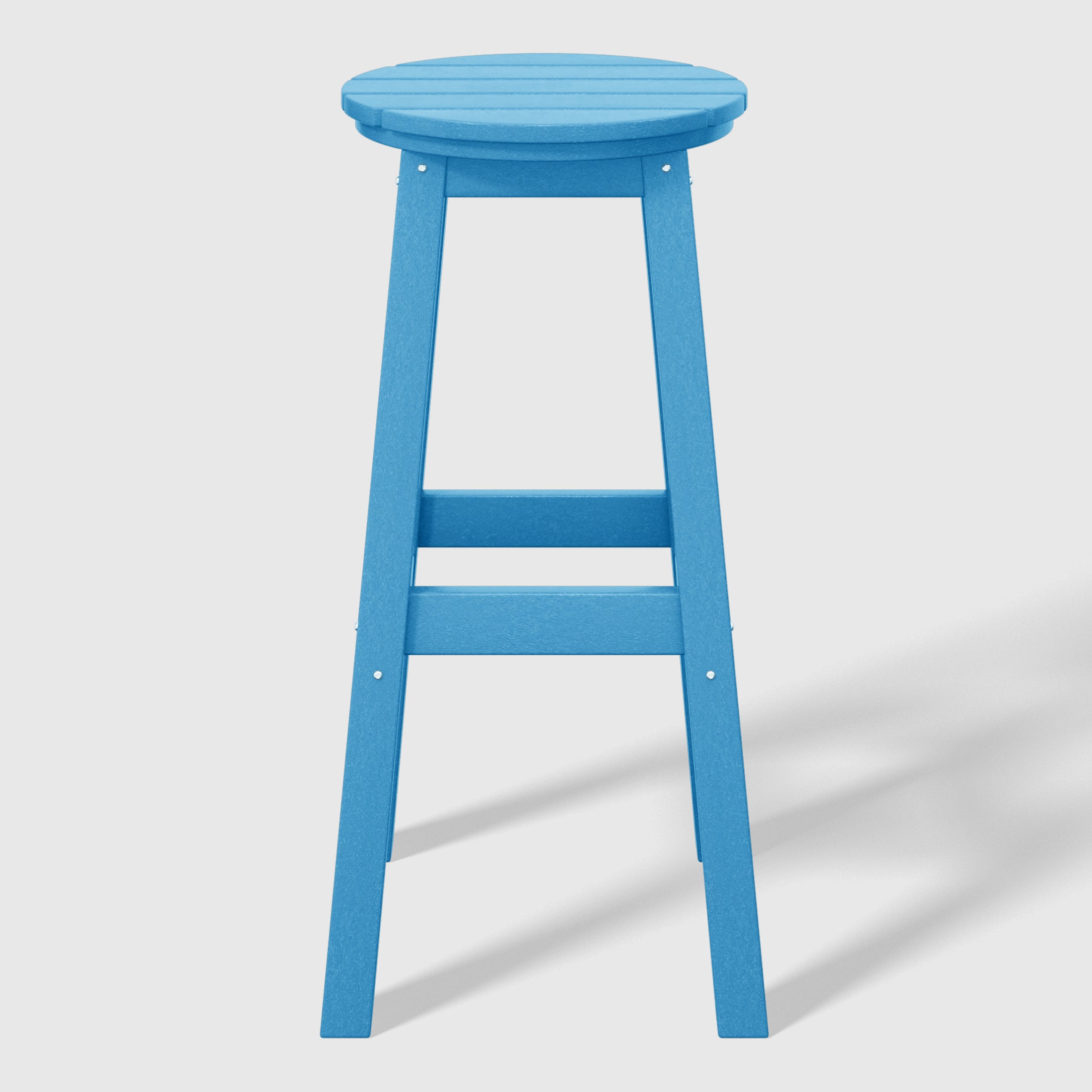 Paradise 29" HDPE Outdoor Patio Round Bar Stool Set of 2