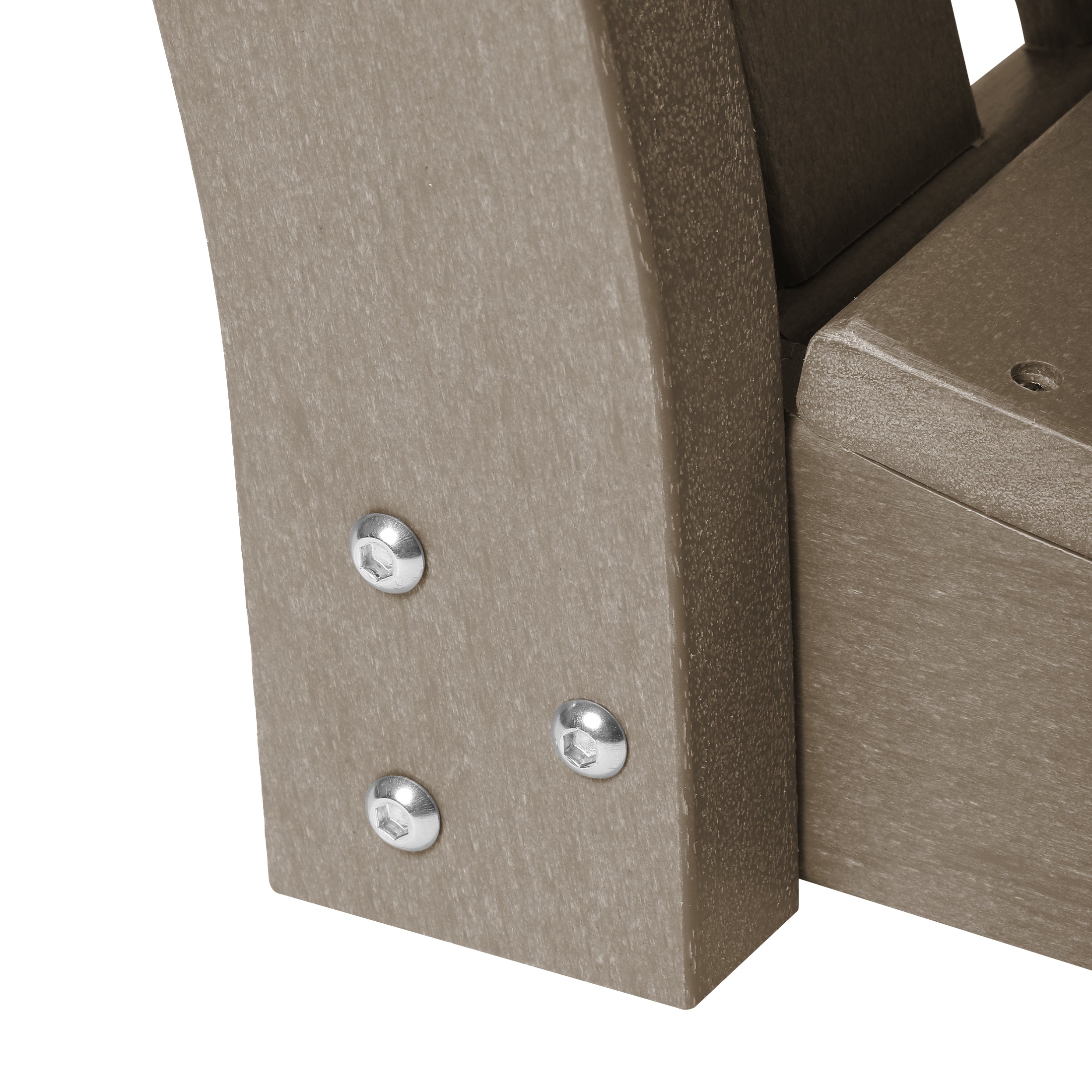 Paradise Outdoor Patio HDPE Hanging Front Porch Swing Bench