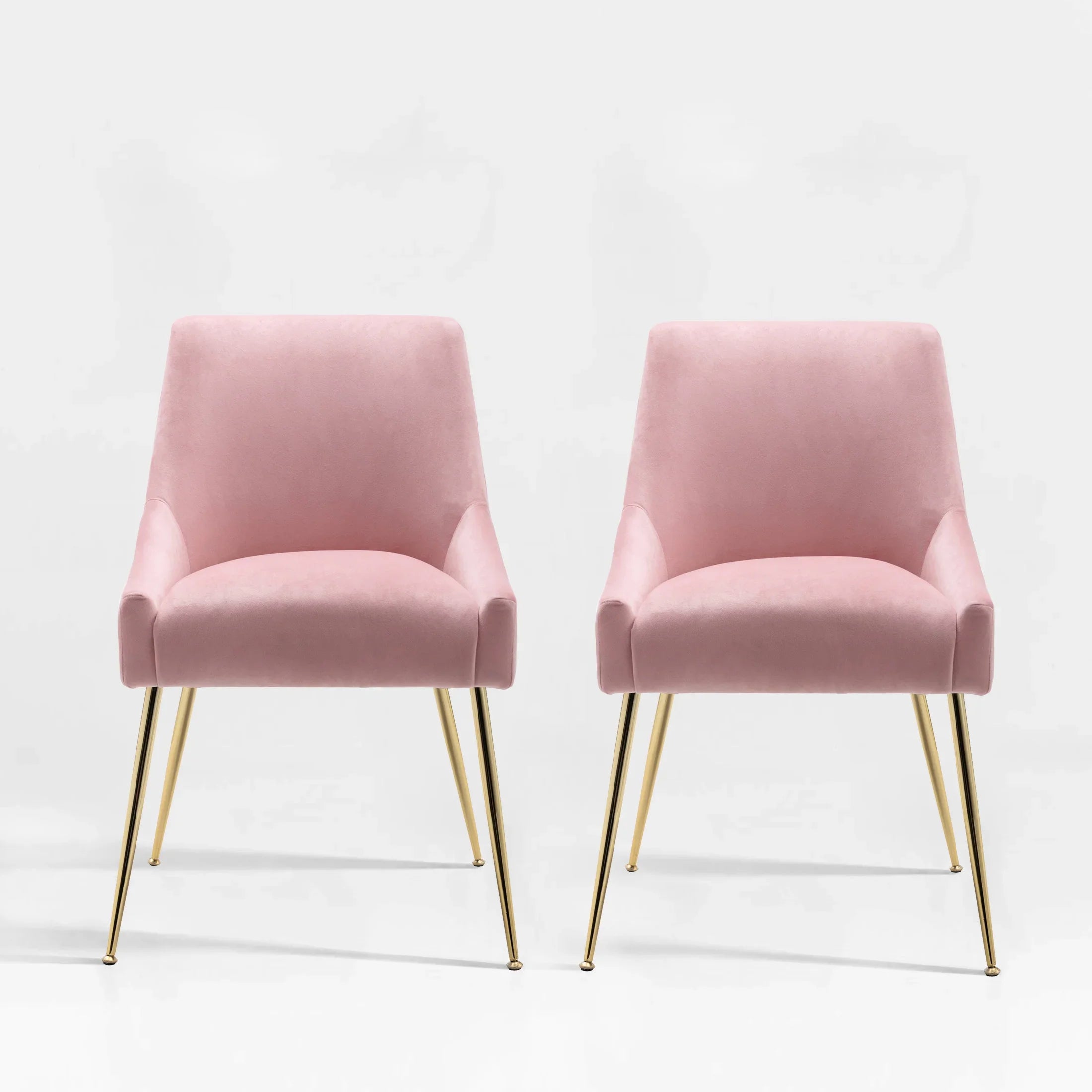 Makala Upholstered Velvet Accent Chair (Set of 2)