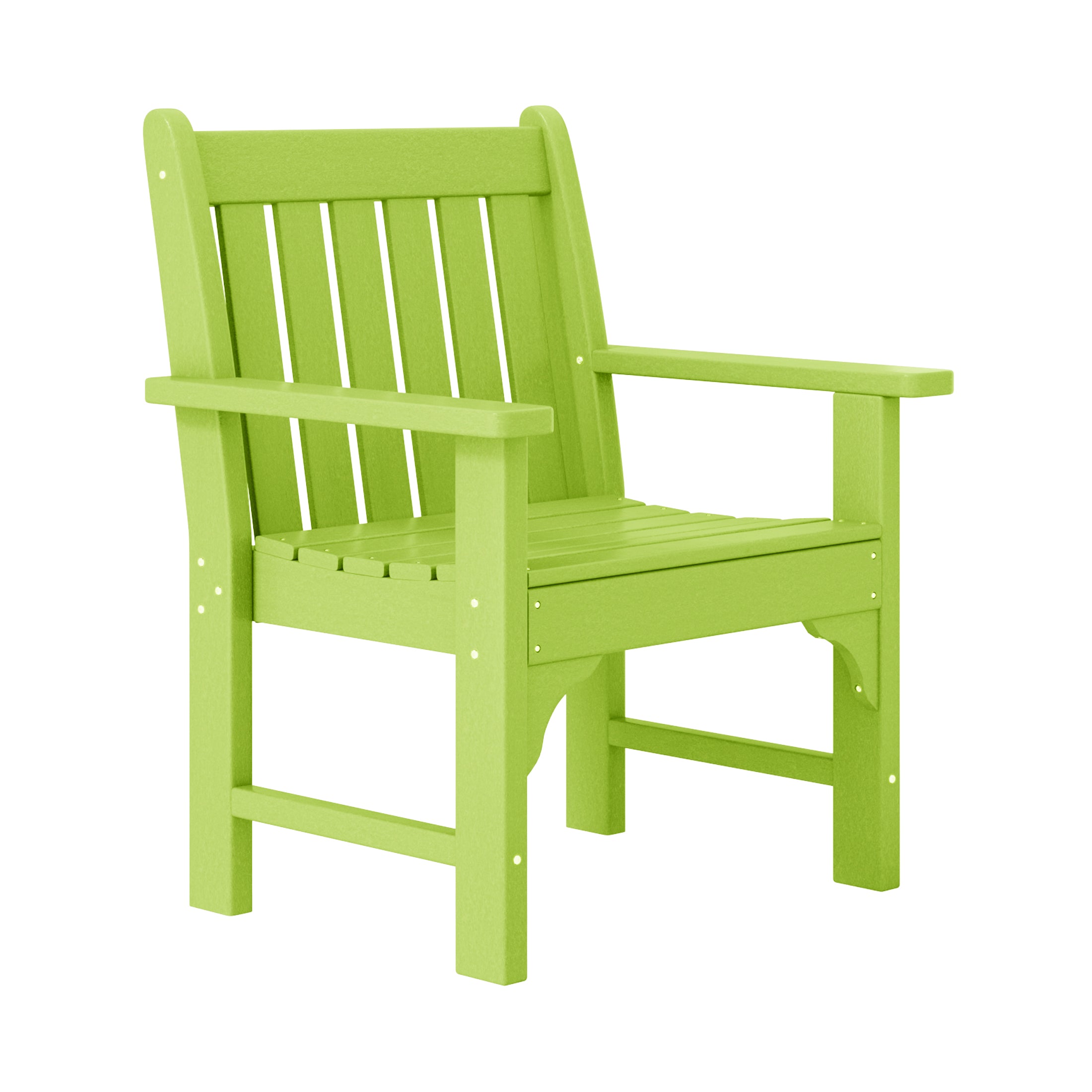 Paradise Outdoor Patio 2-Piece HDPE Adirondack Garden Chair with Square Adirondack Side Table Set