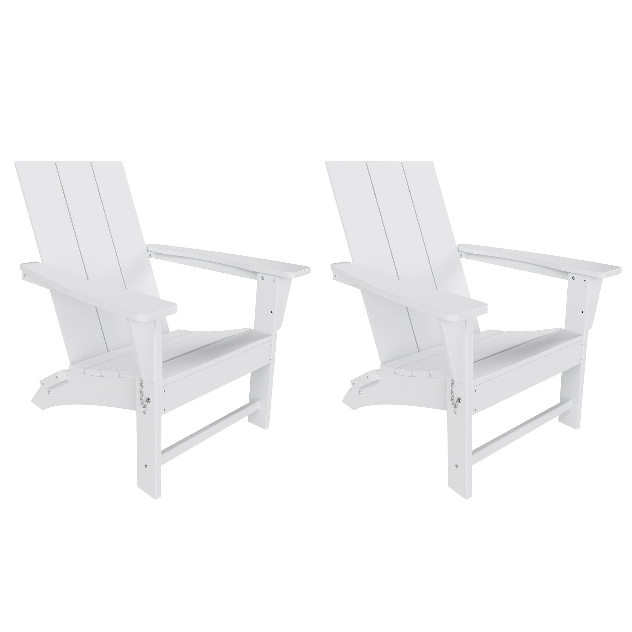 Palms Modern Outdoor Folding Adirondack Chair (Set of 2)