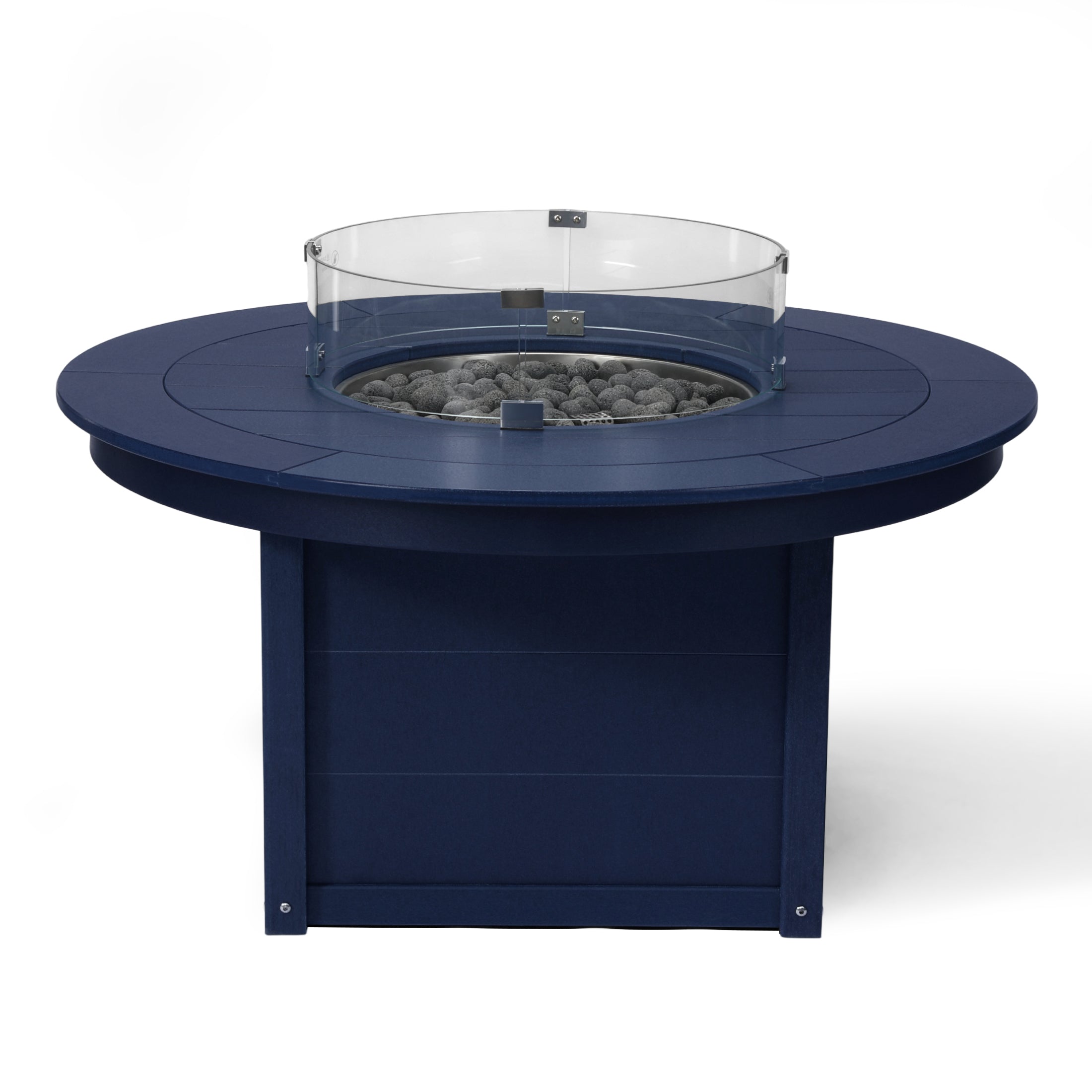 Sol 47" Modern Outdoor 55,000 BTU Patio Propane Round Fire Pit Table