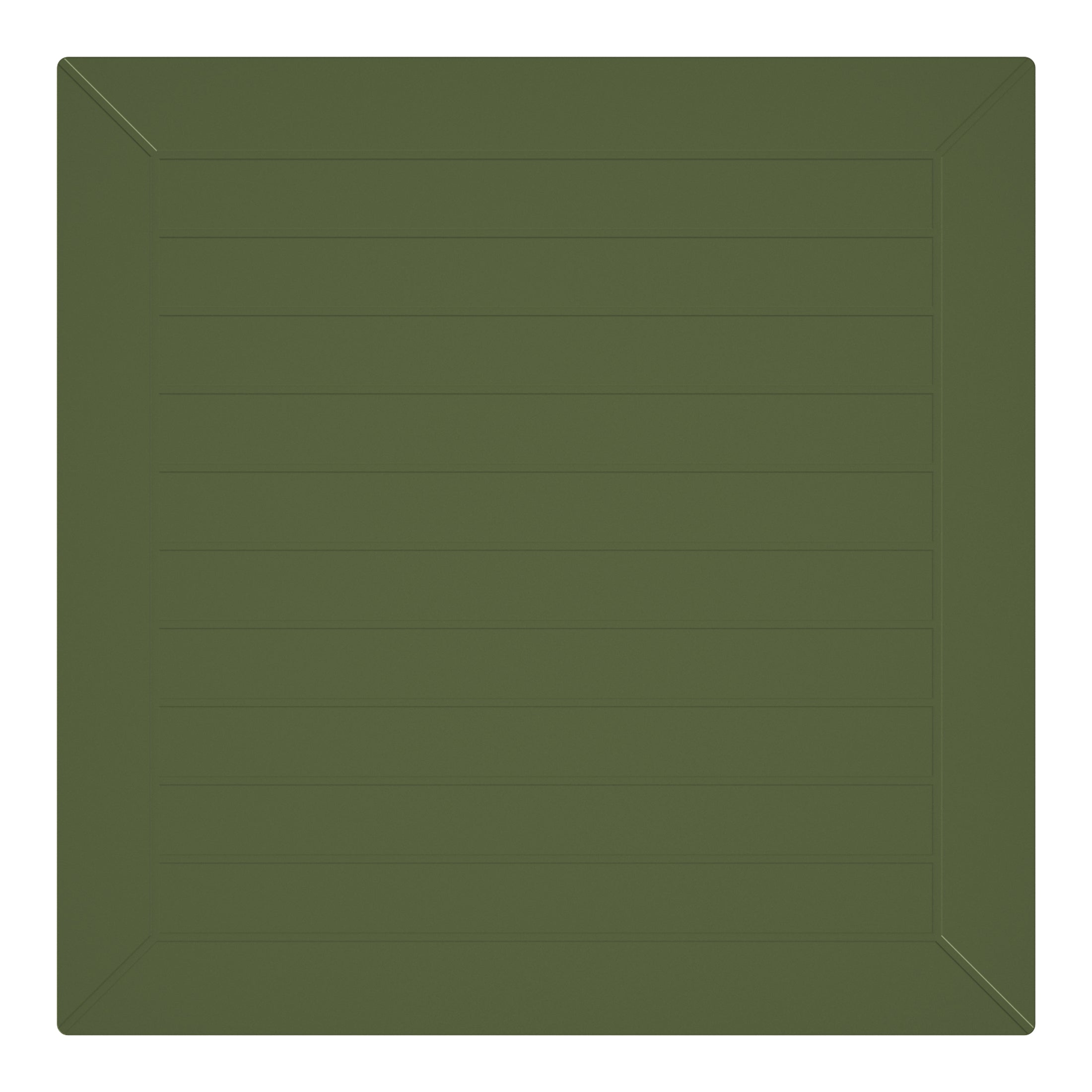 Sunshine 31.5" Square Outdoor Plastic Resin Patio Dining Table for 4