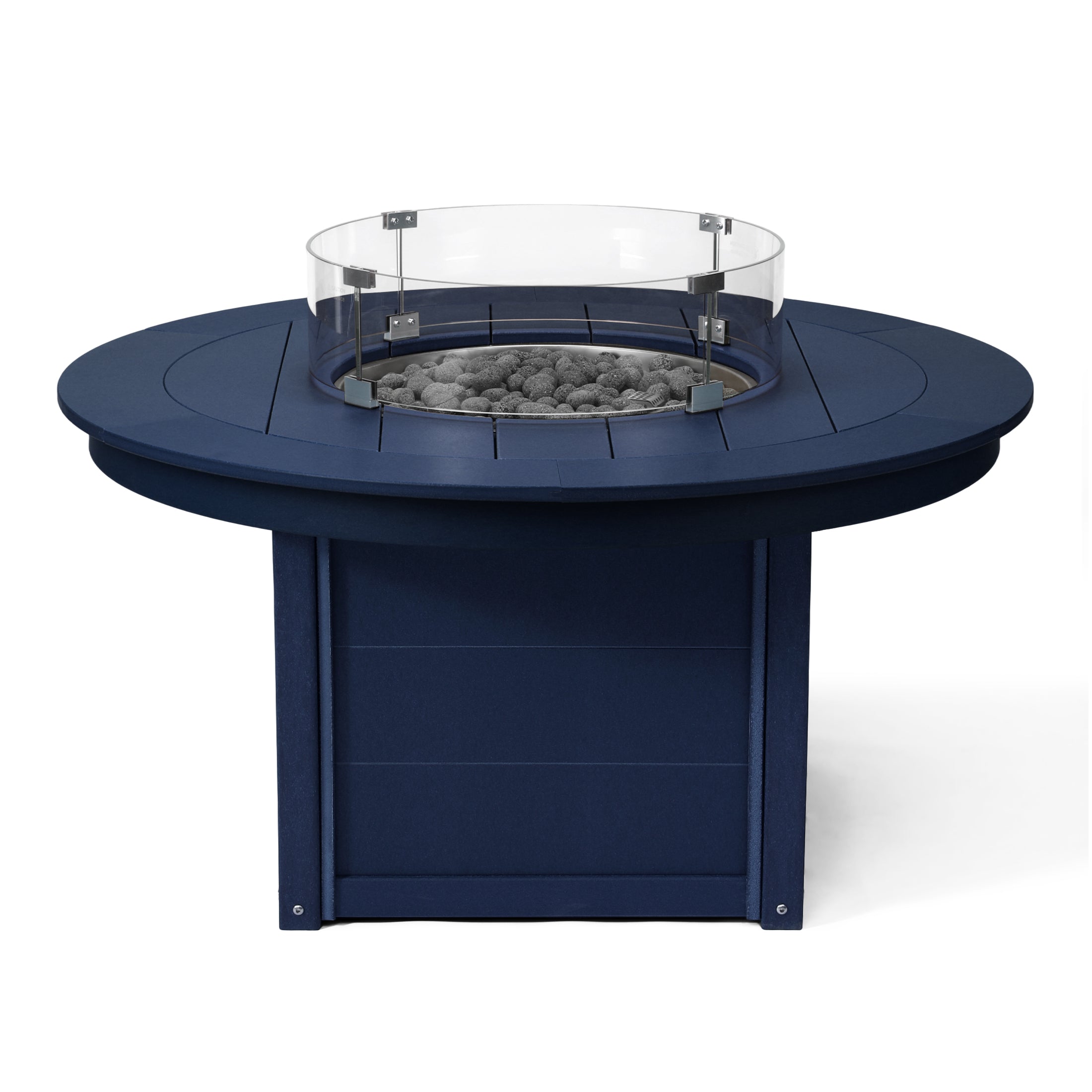 Sol 47" Modern Outdoor 55,000 BTU Patio Propane Round Fire Pit Table