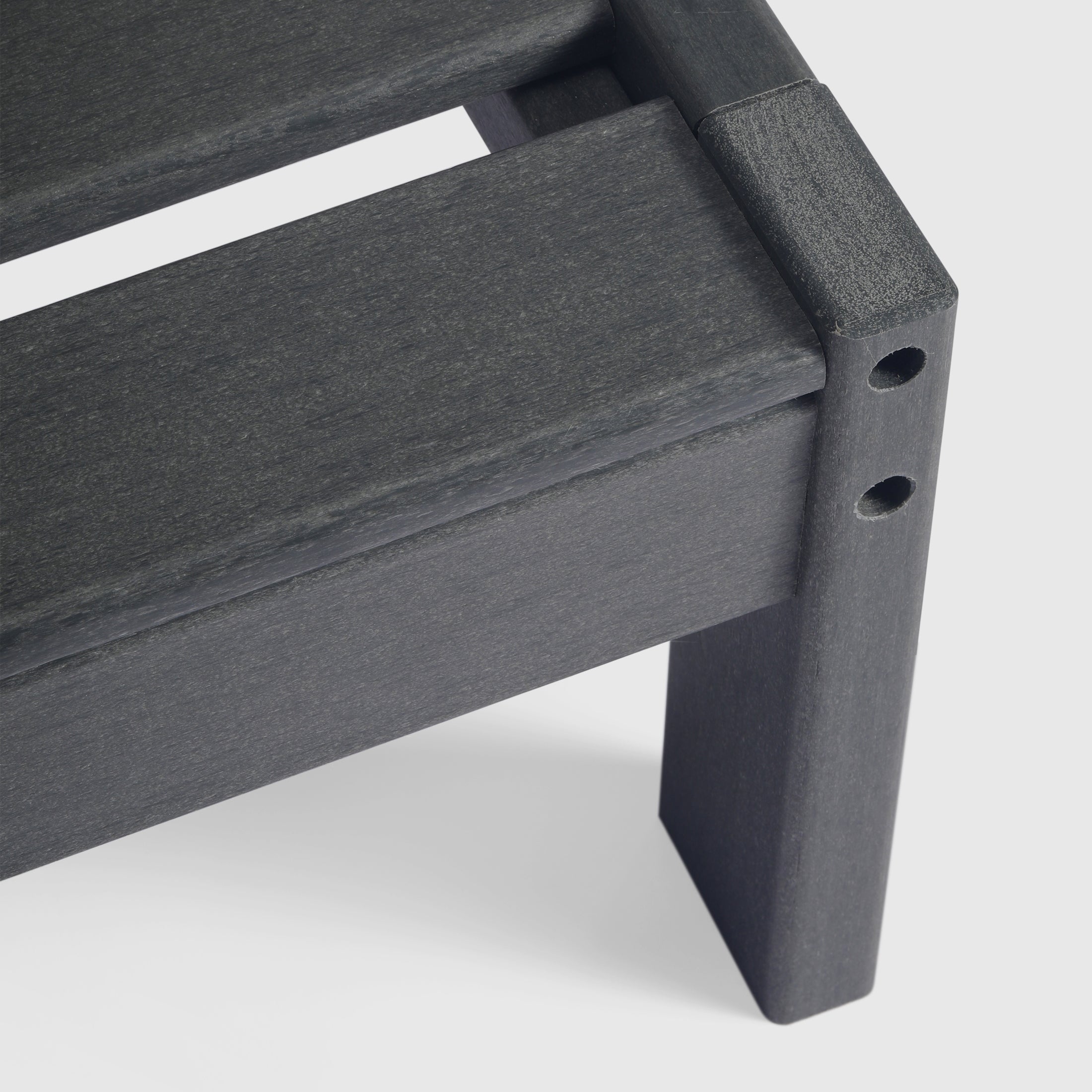 Portsmouth Outdoor Patio HDPE Right Arm Sectional Corner Club Chair with Patio Cushions