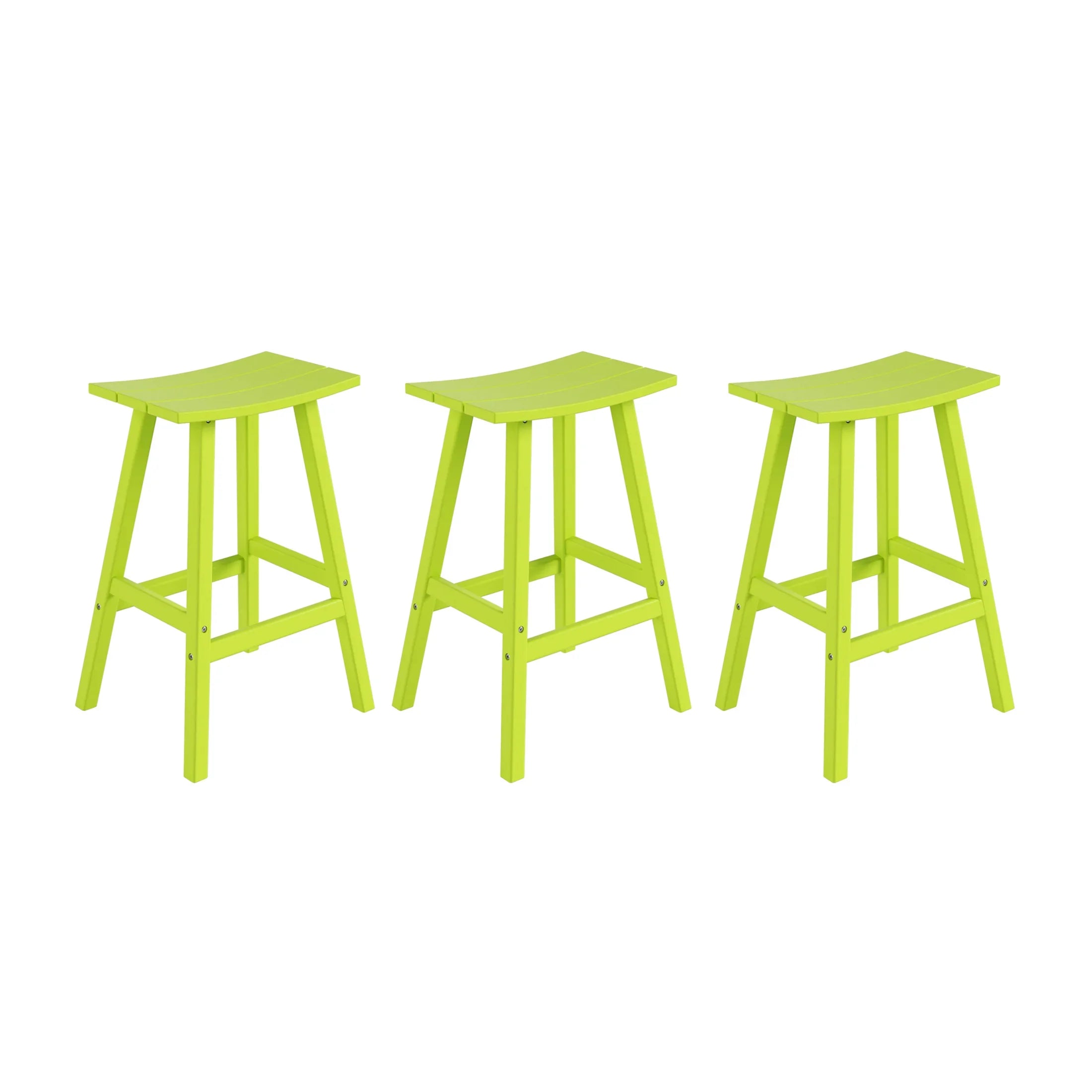 Paradise 29 Inch High Backless Seat Bar Stools (Set of 3)