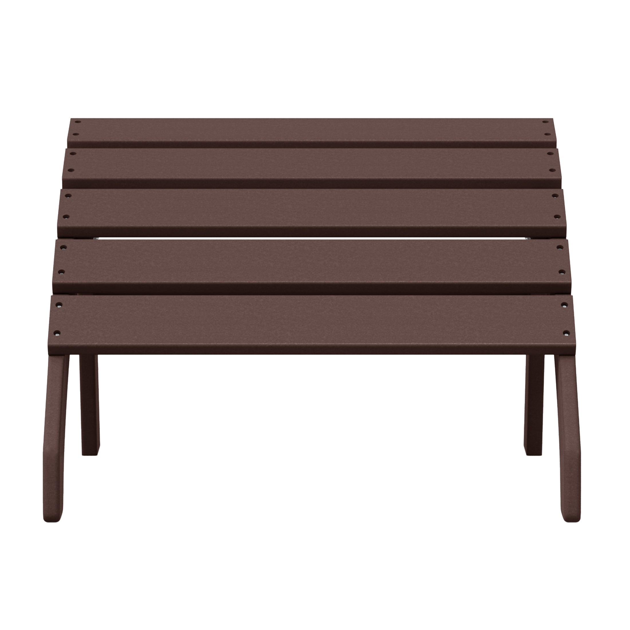 Portside Outdoor Patio HDPE Adirondack Ottoman Footrest