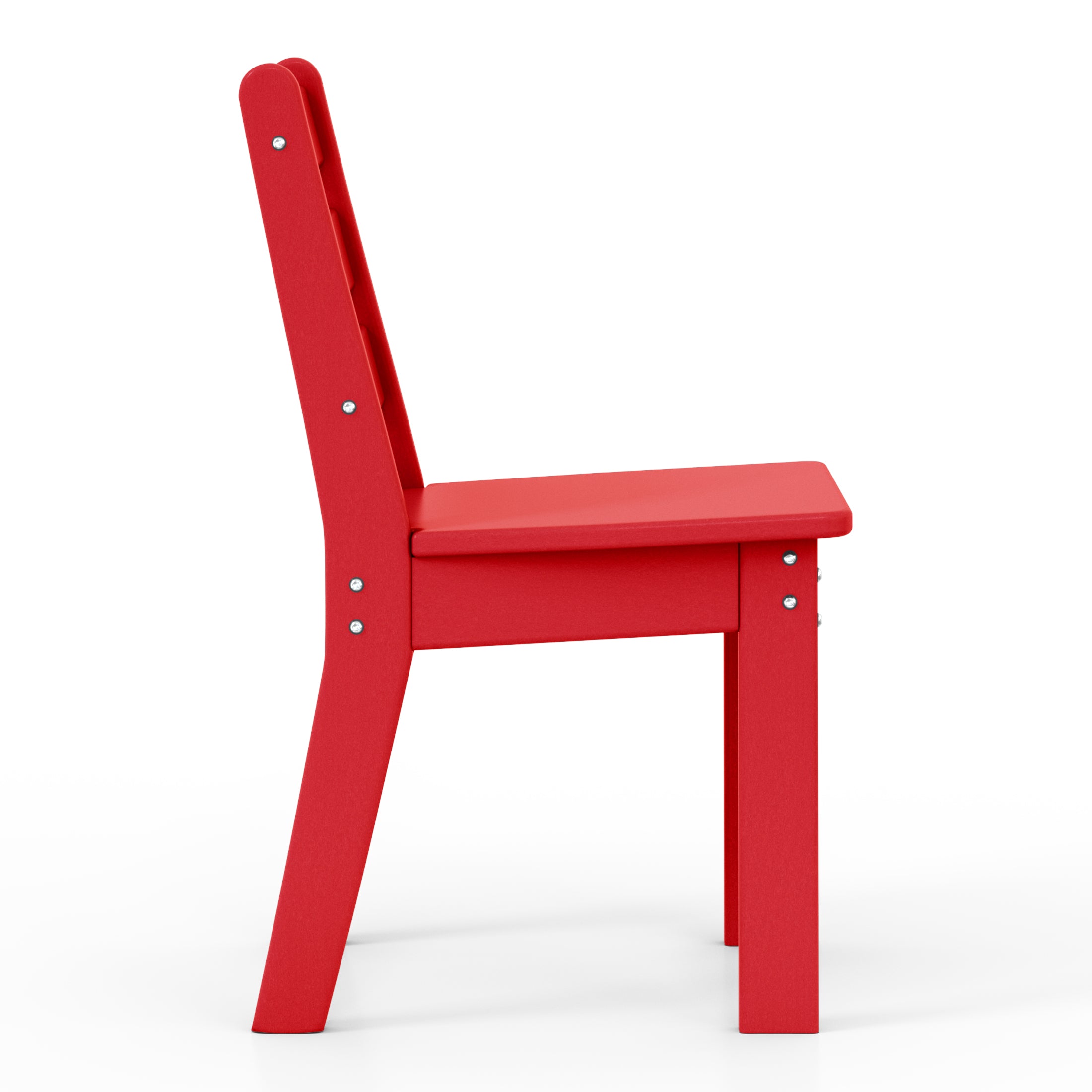 Playhouse Outdoor HDPE Kids Plastic Toddler Dining Chair (Set of Two)