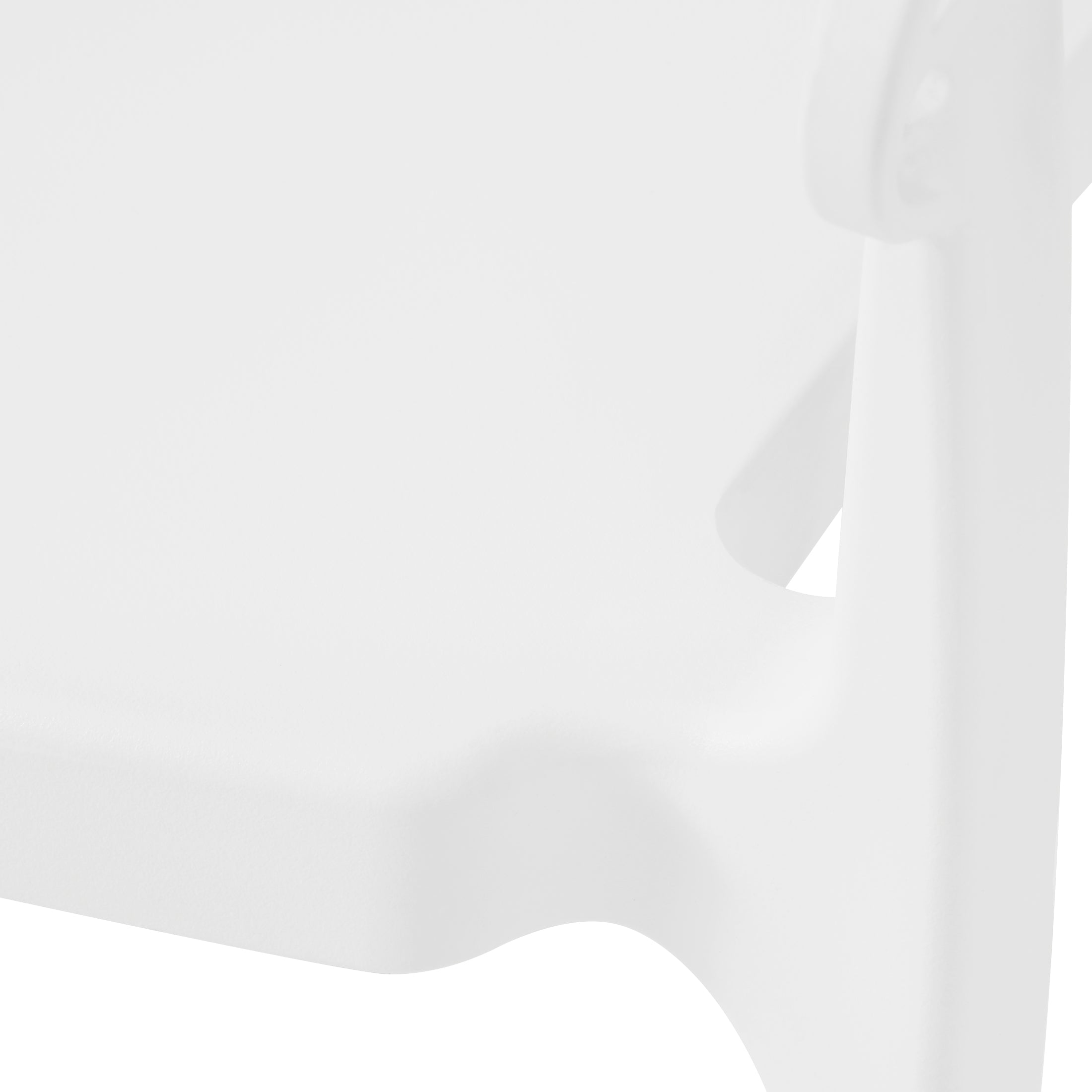 Sunshine Outdoor Modern Stackable Plastic Resin Patio Dining Armchair (Set of 2)