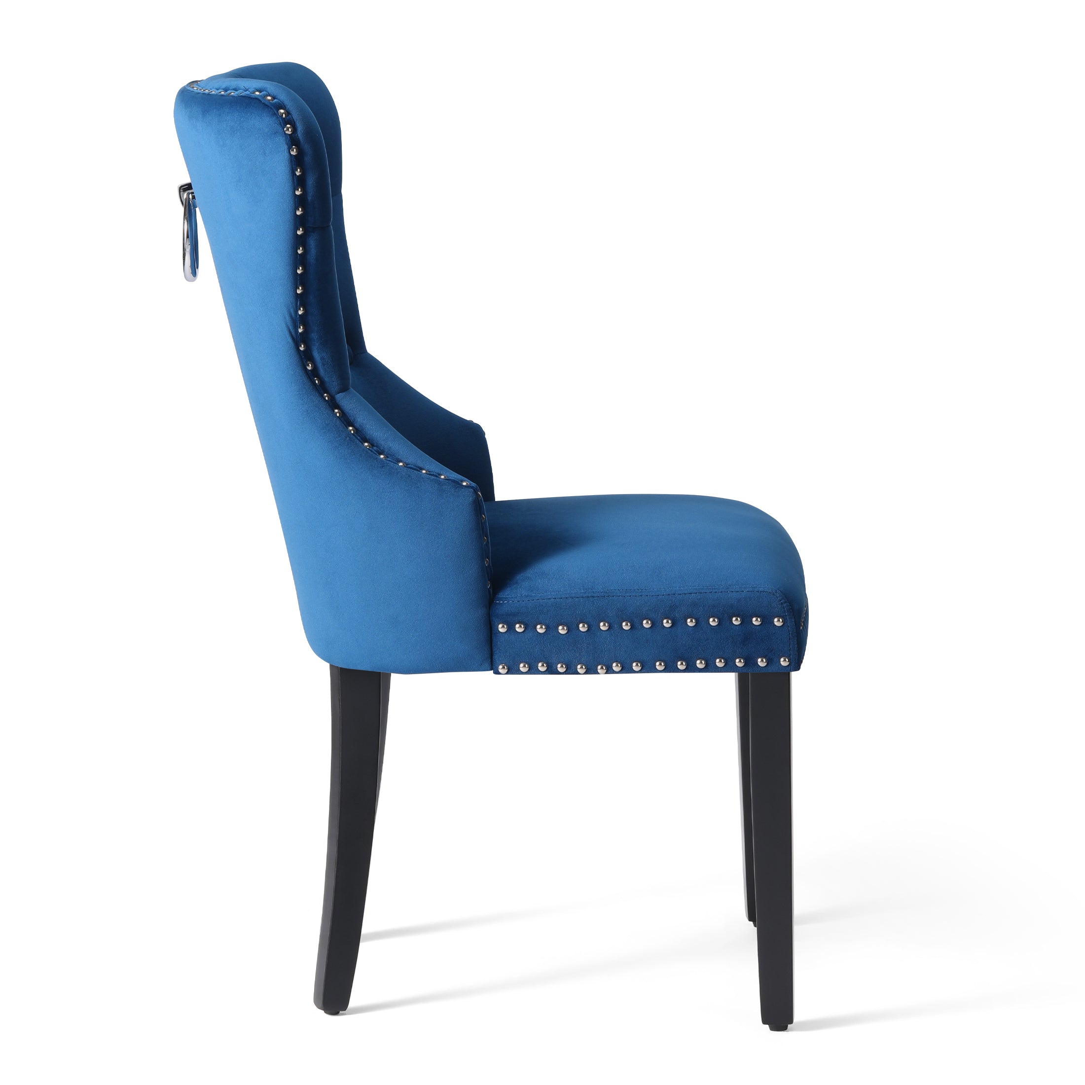 Hank Velvet Upholstered Tufted Dining Chairs (Set of 6)