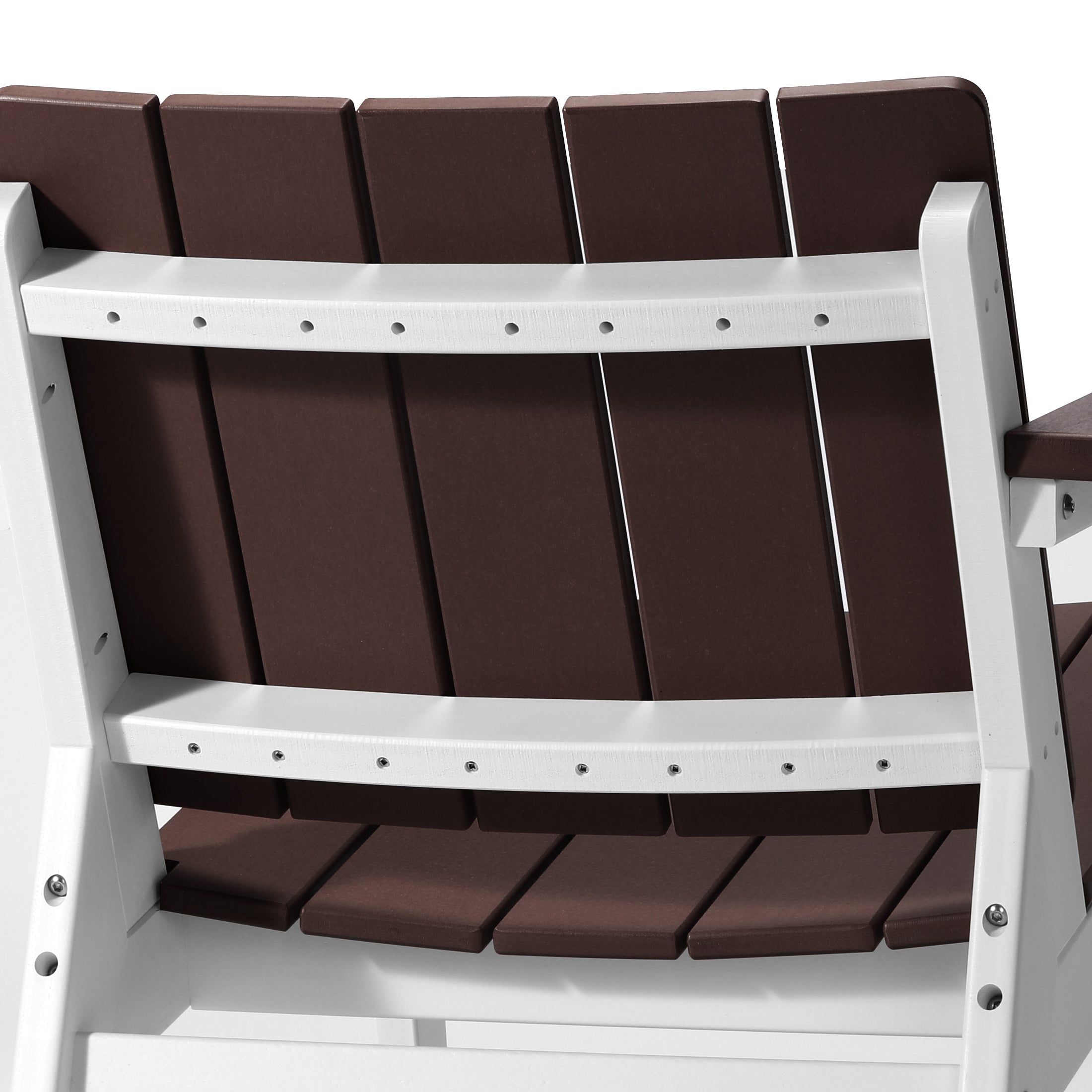 Seaside 3-Piece Outdoor HDPE Conversation Set with Deep Seating Chairs and Round Side Table