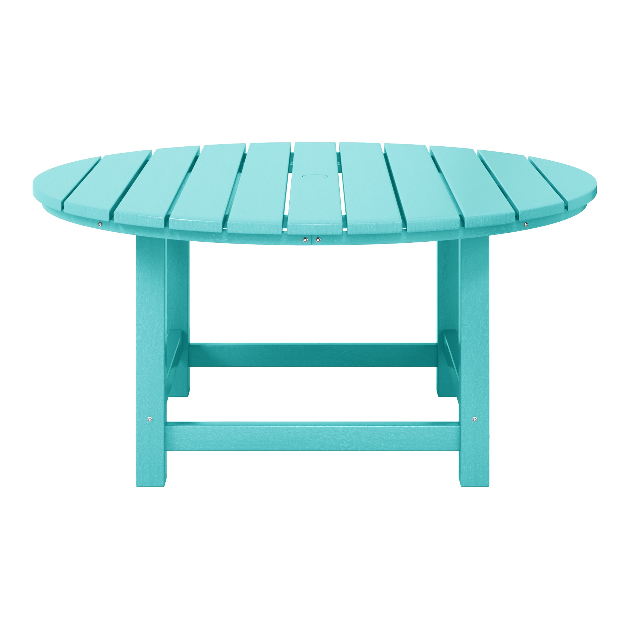Paradise Low Outdoor HDPE Round Patio Coffee Table