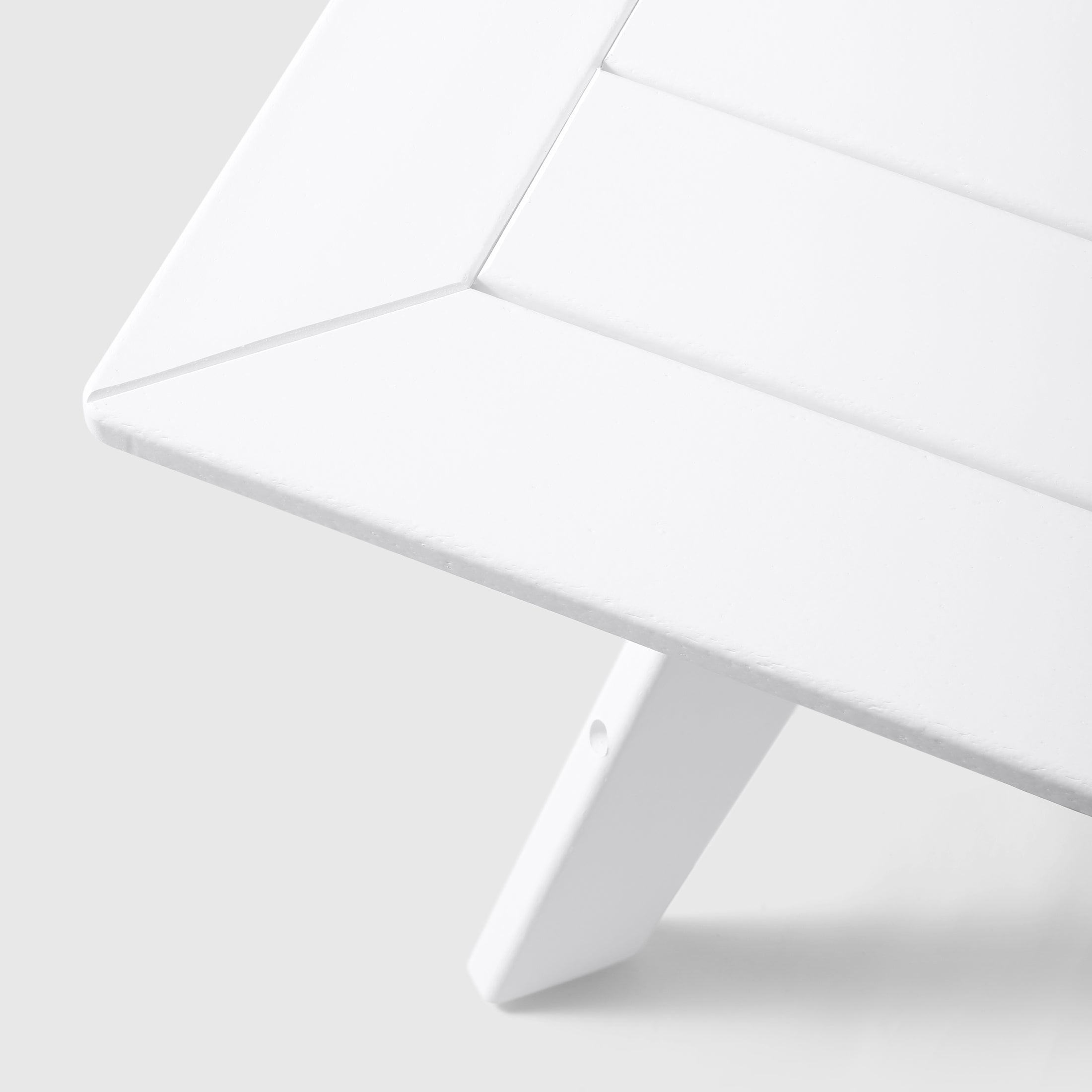 Portsmouth Modern Low Outdoor Patio Square HDPE Coffee Table