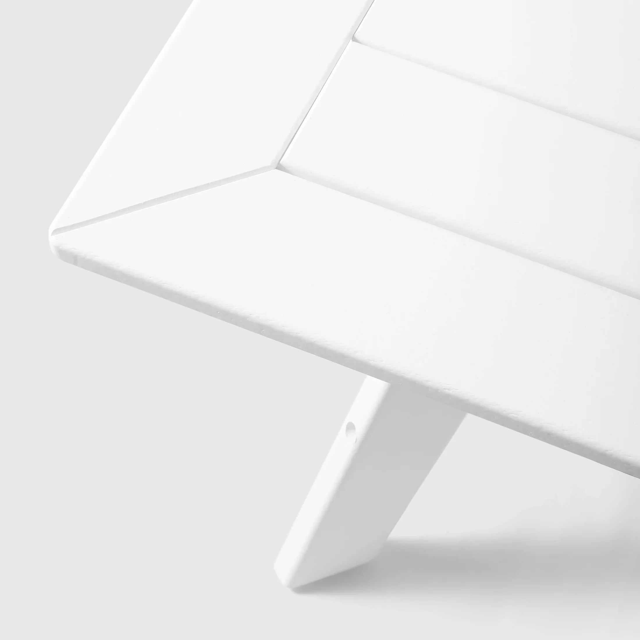 Portsmouth Modern Low Outdoor Patio Square HDPE Coffee Table