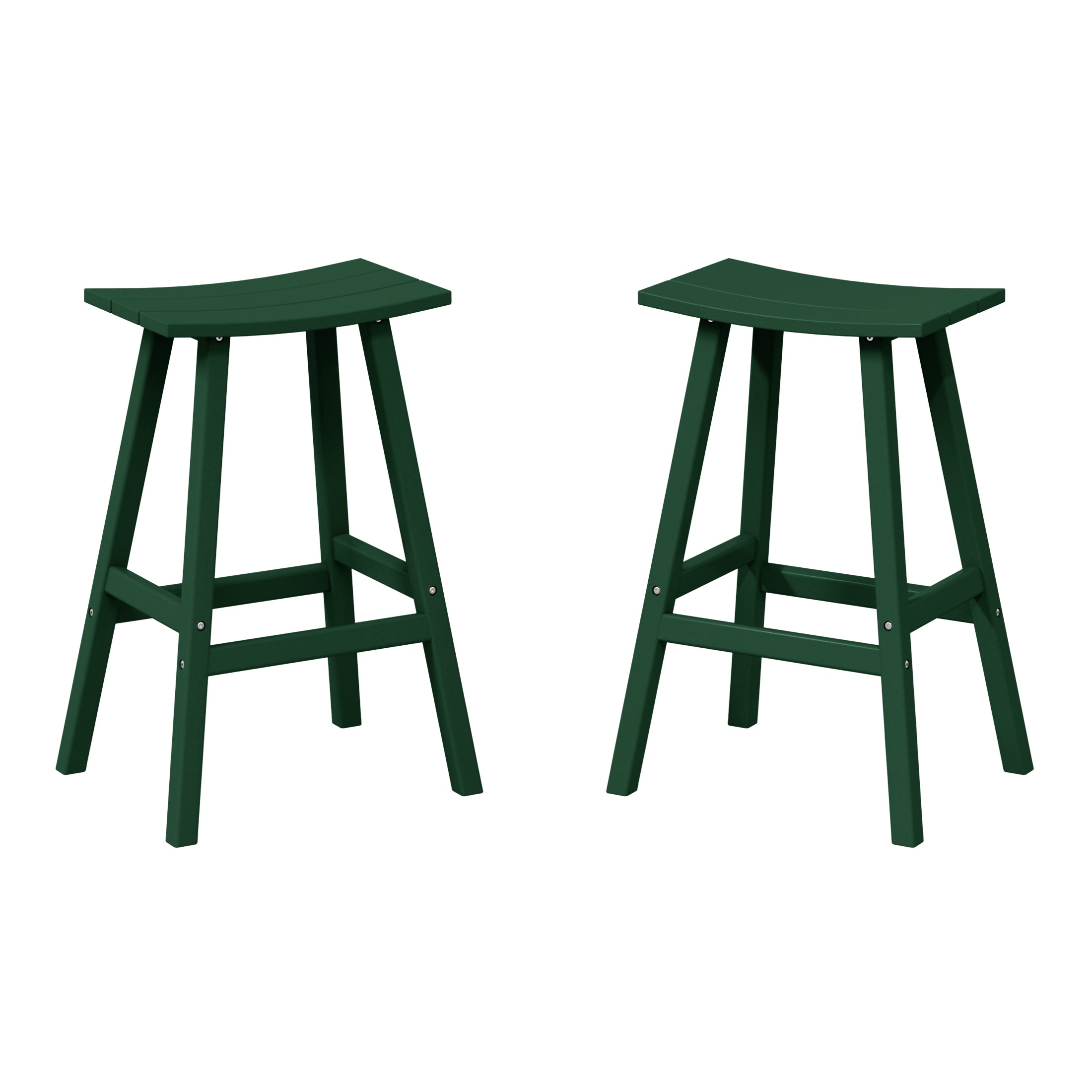 Paradise 2 piece set of 29" height Outdoor / Patio Saddle bar stools