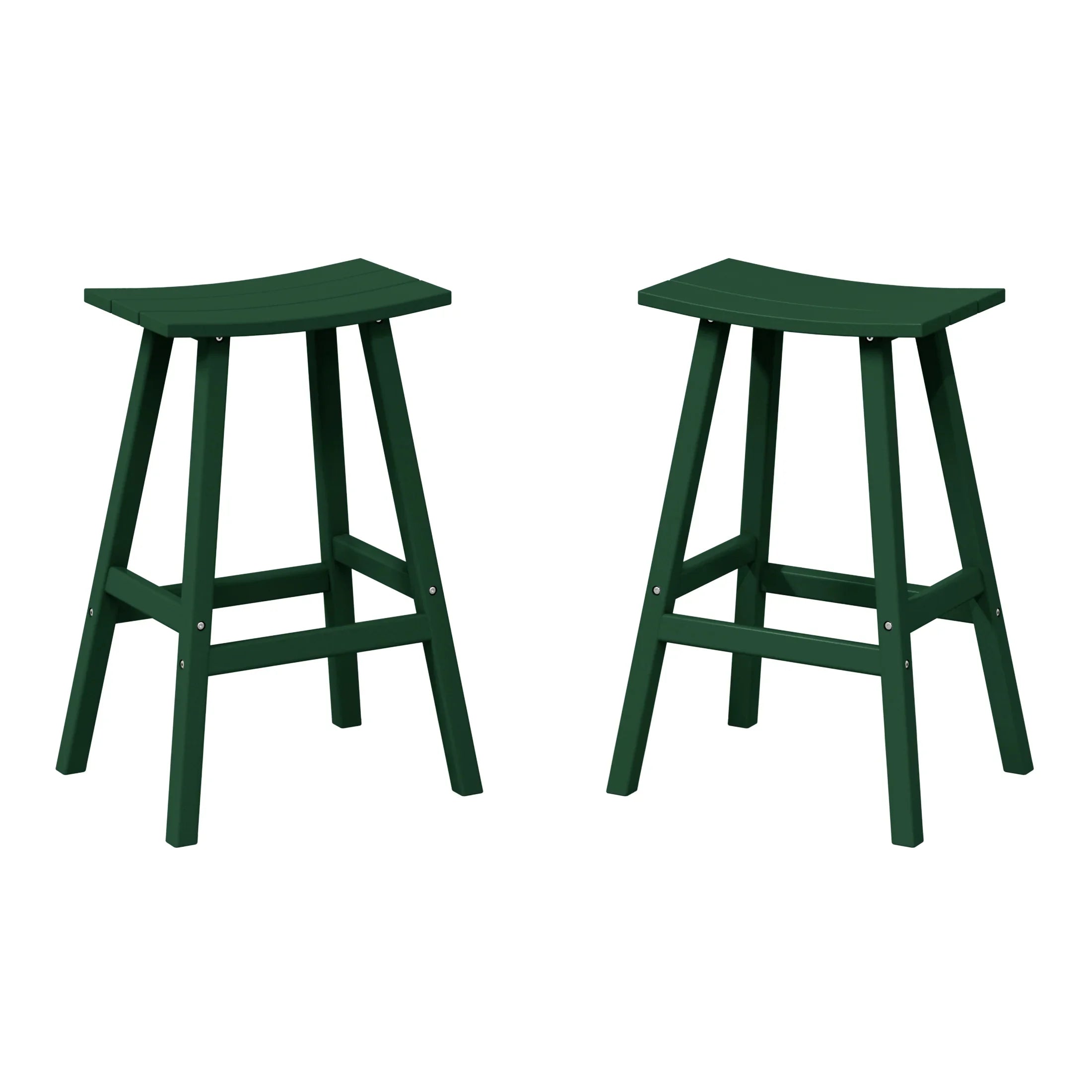 Paradise 2 piece set of 29" height Outdoor / Patio Saddle bar stools