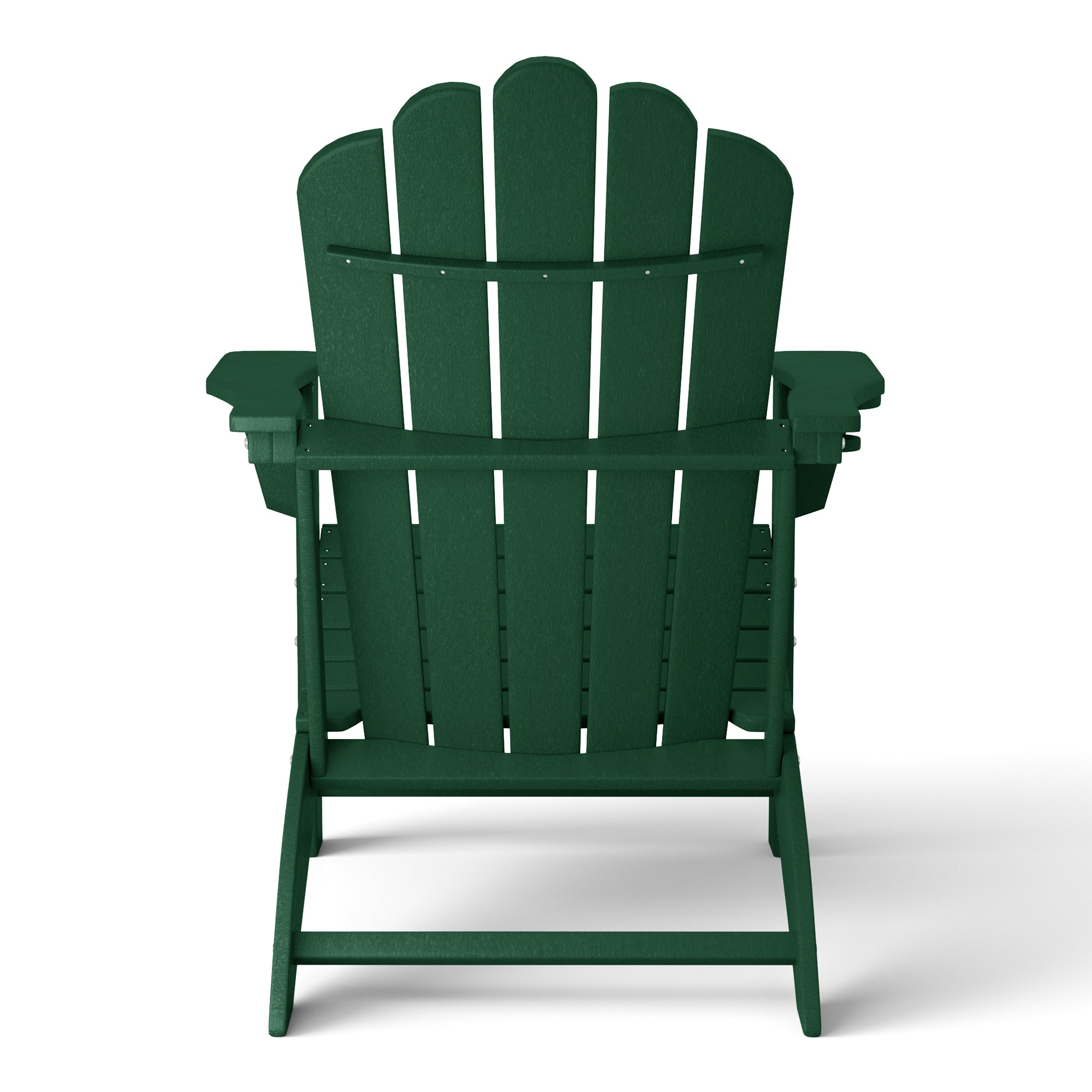 Lakeview 12-Piece HDPE Outdoor Patio Furniture Adirondack Chair Conversation Table Set