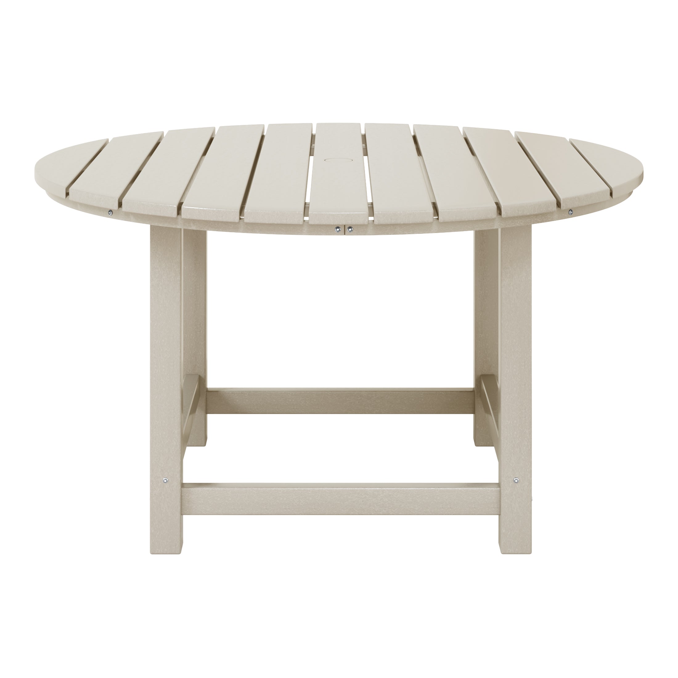 Paradise Kids Outdoor Patio Furniture HDPE 38" Wide Round Dining Table