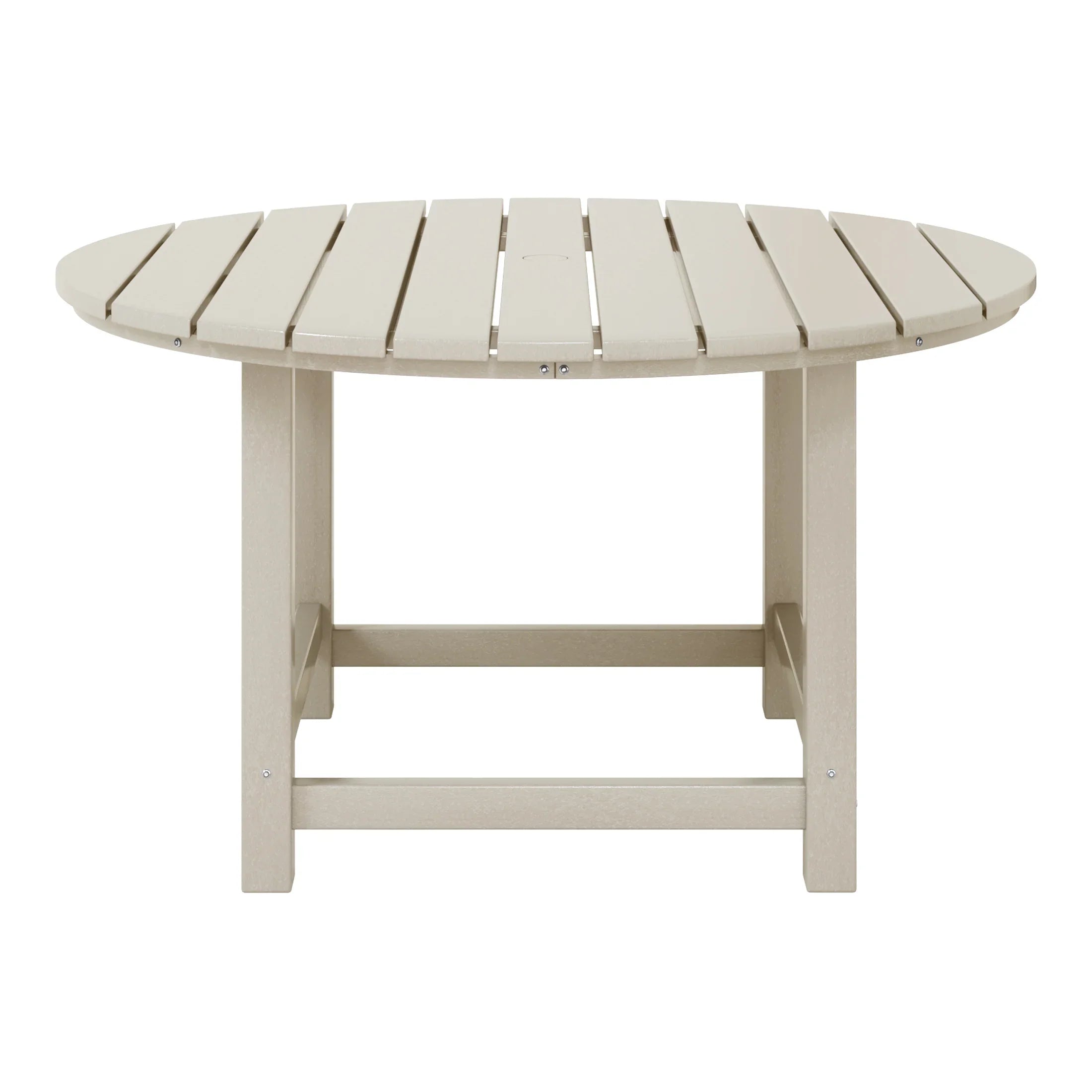 Paradise Kids Outdoor Patio Furniture HDPE 38" Wide Round Dining Table