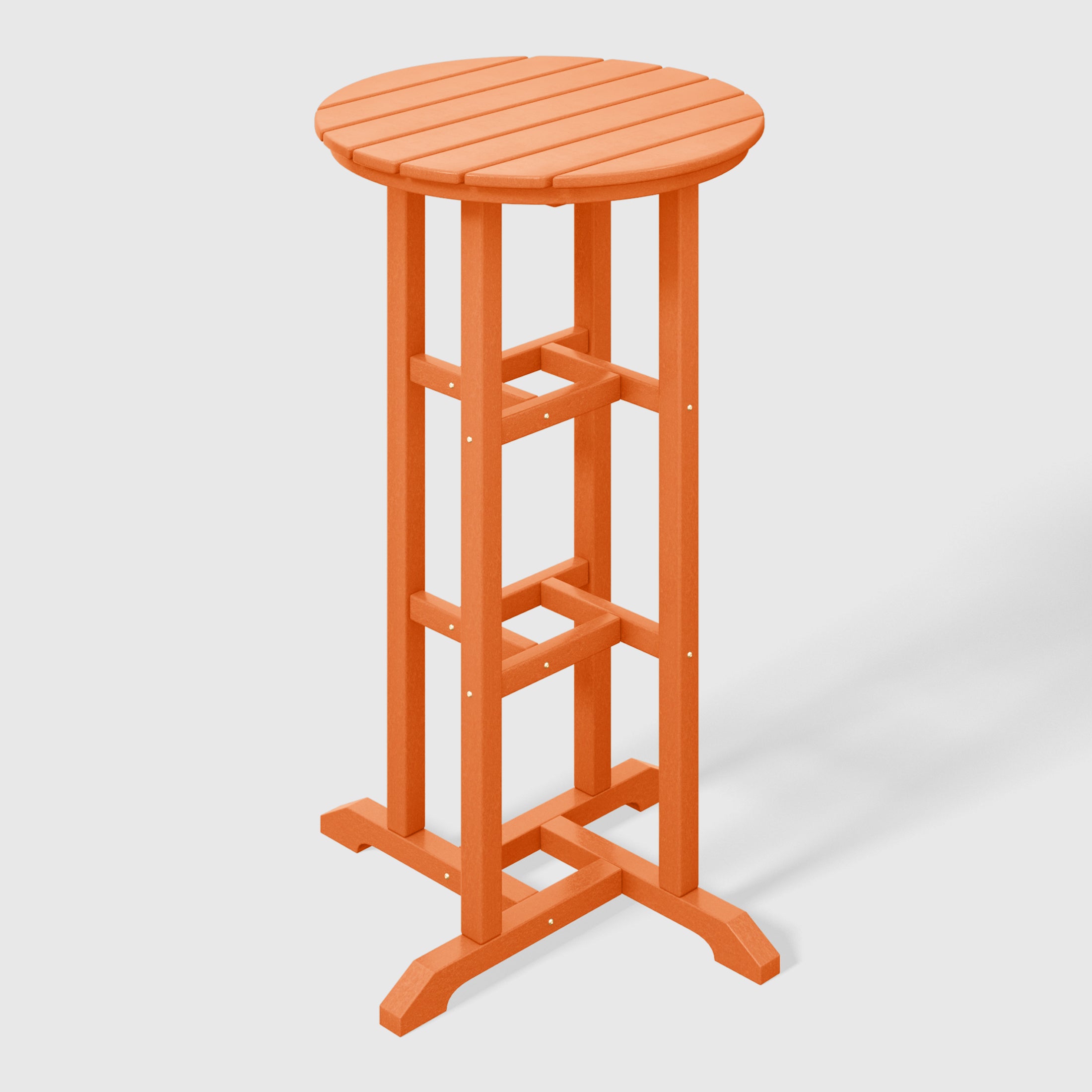 Paradise Outdoor Patio Bar Height Table and Bar Stool 3-Piece Dining Set