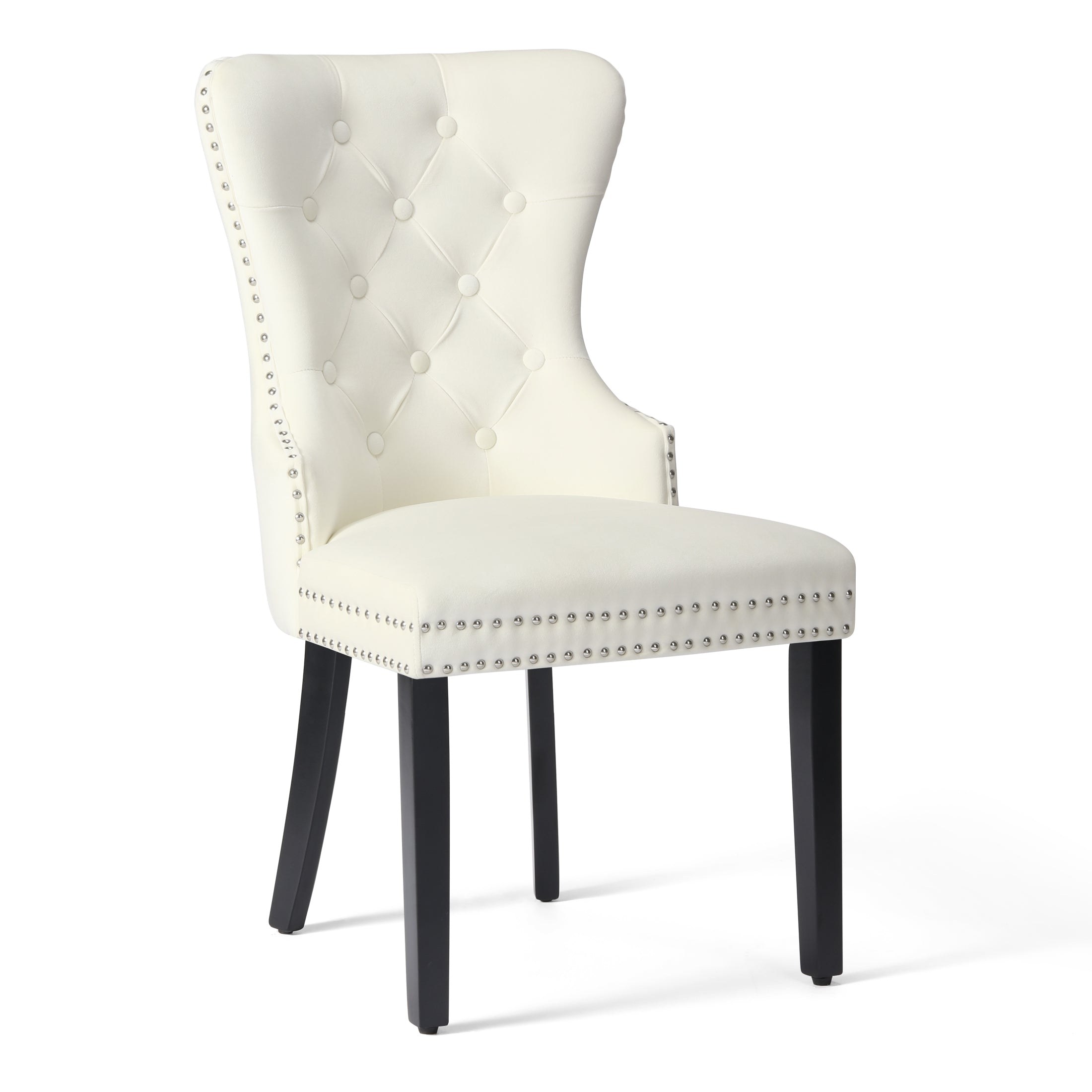 Hank Velvet Upholstered Tufted Dining Chairs (Set of 6)