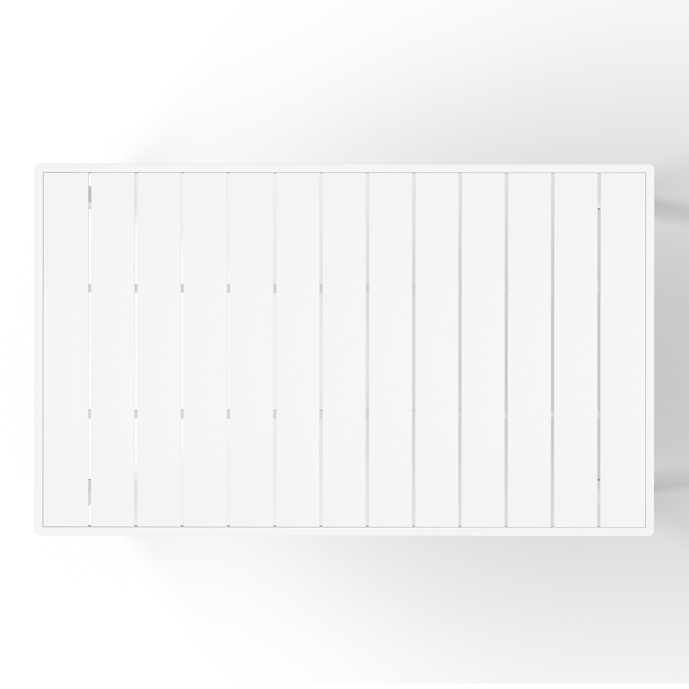 Sunshine 59" Iron Metal Outdoor Rectangular Patio Dining Table For 6