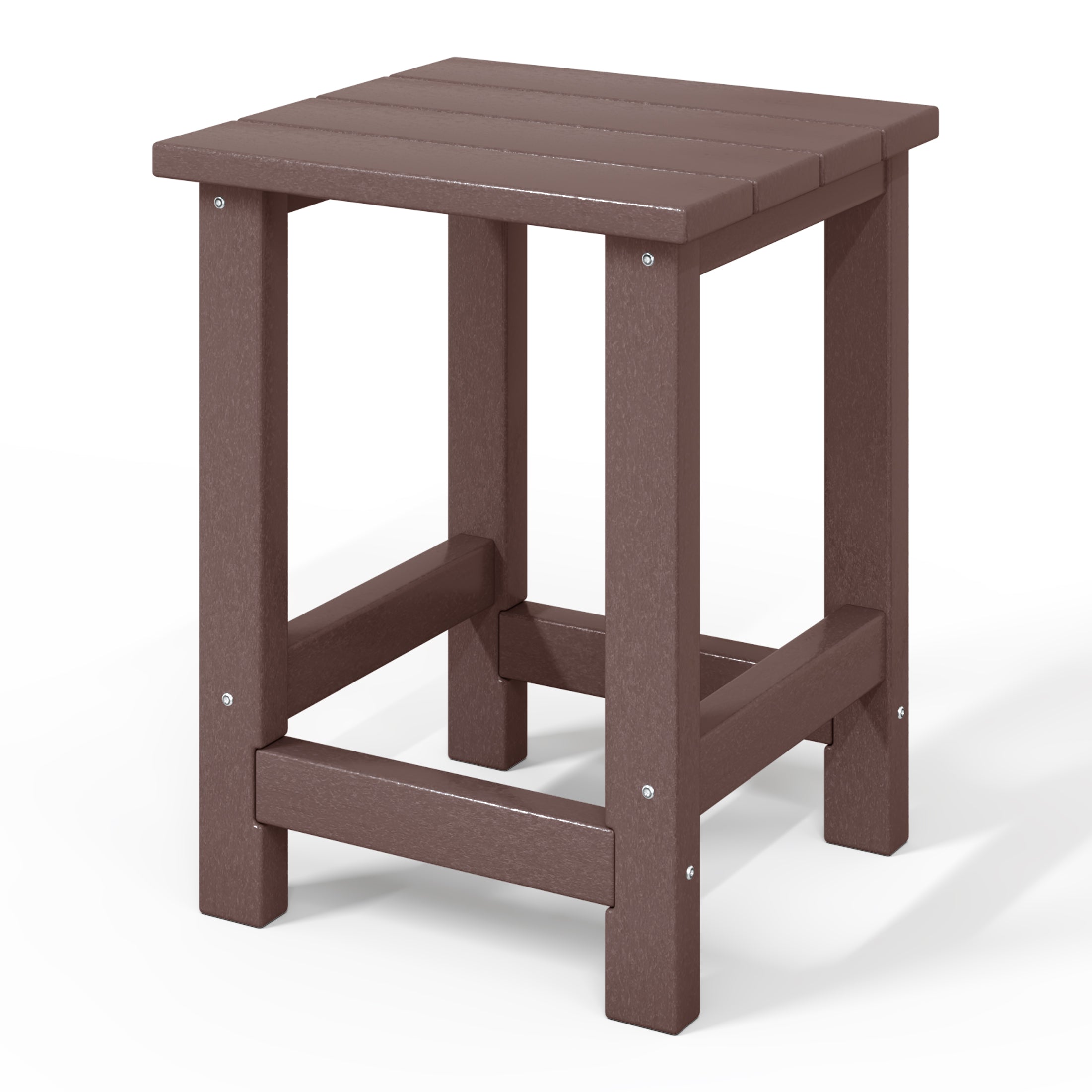Paradise Kids Outdoor Patio Furniture HDPE Adirondack Square Side Table