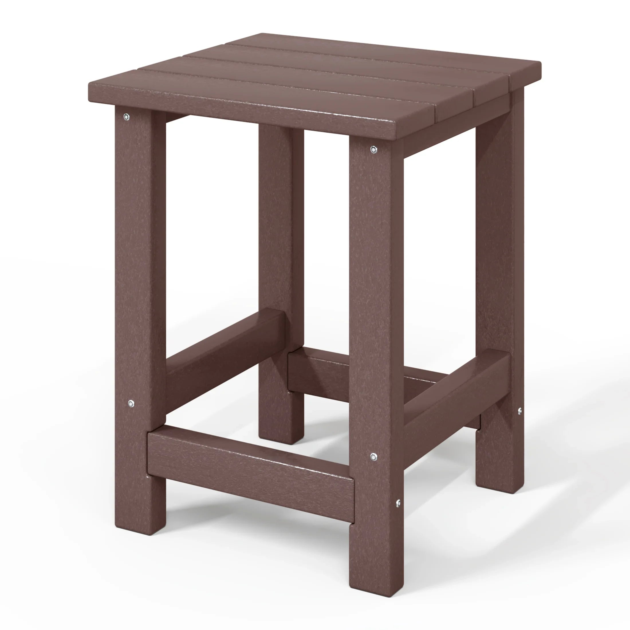 Paradise Kids Outdoor Patio Furniture HDPE Adirondack Square Side Table
