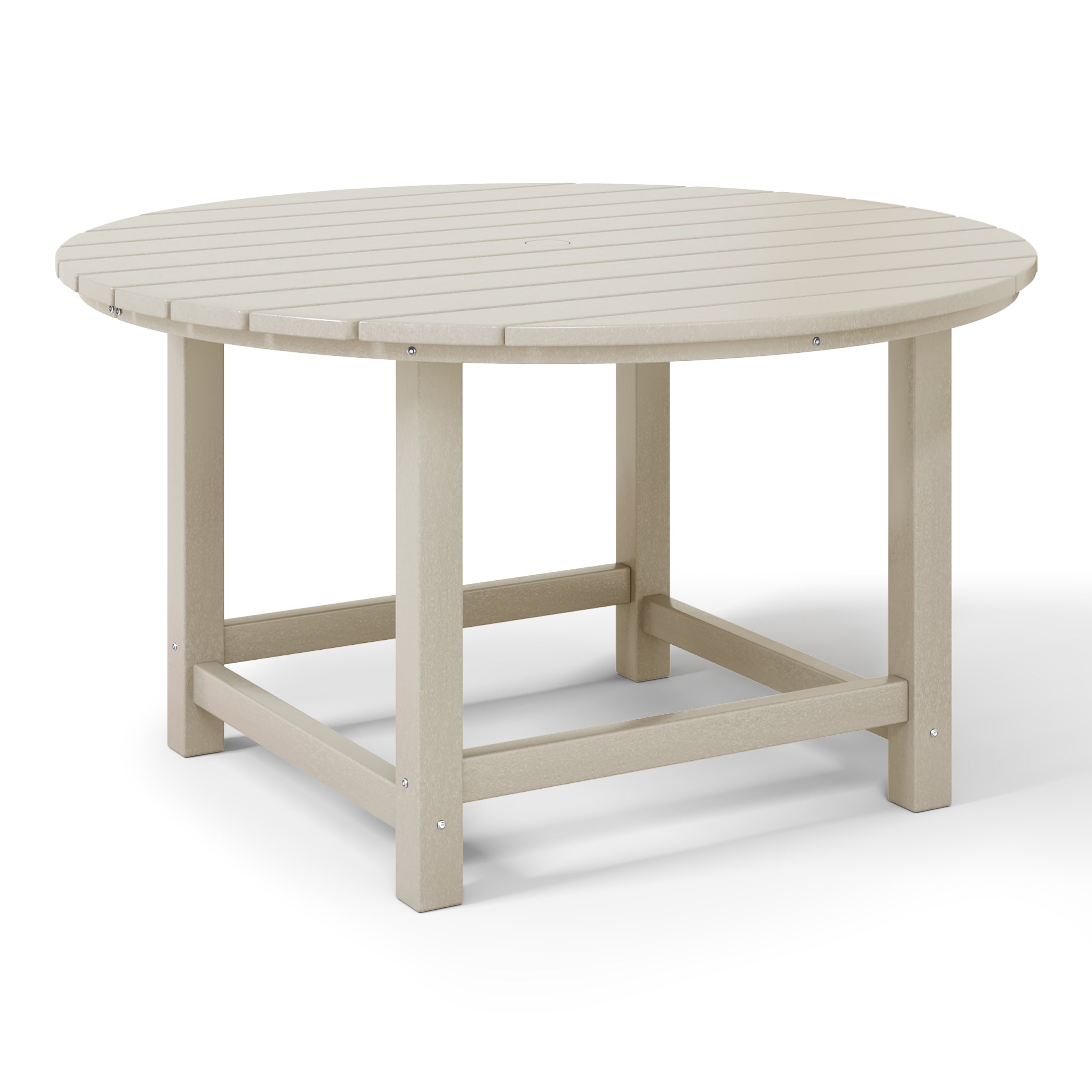 Paradise Kids Outdoor Patio Furniture HDPE 38" Wide Round Dining Table