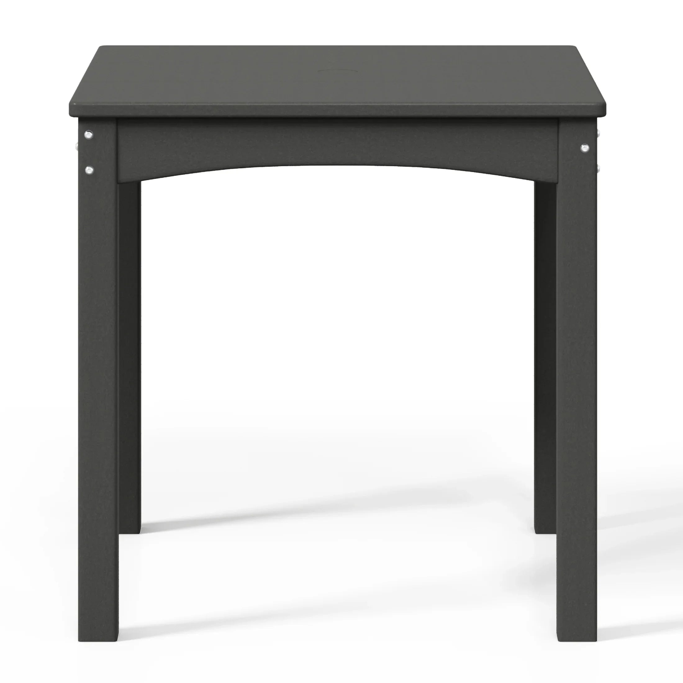 Playhouse Kids 24" Wide HDPE Plastic Childrens Square Dinner Table